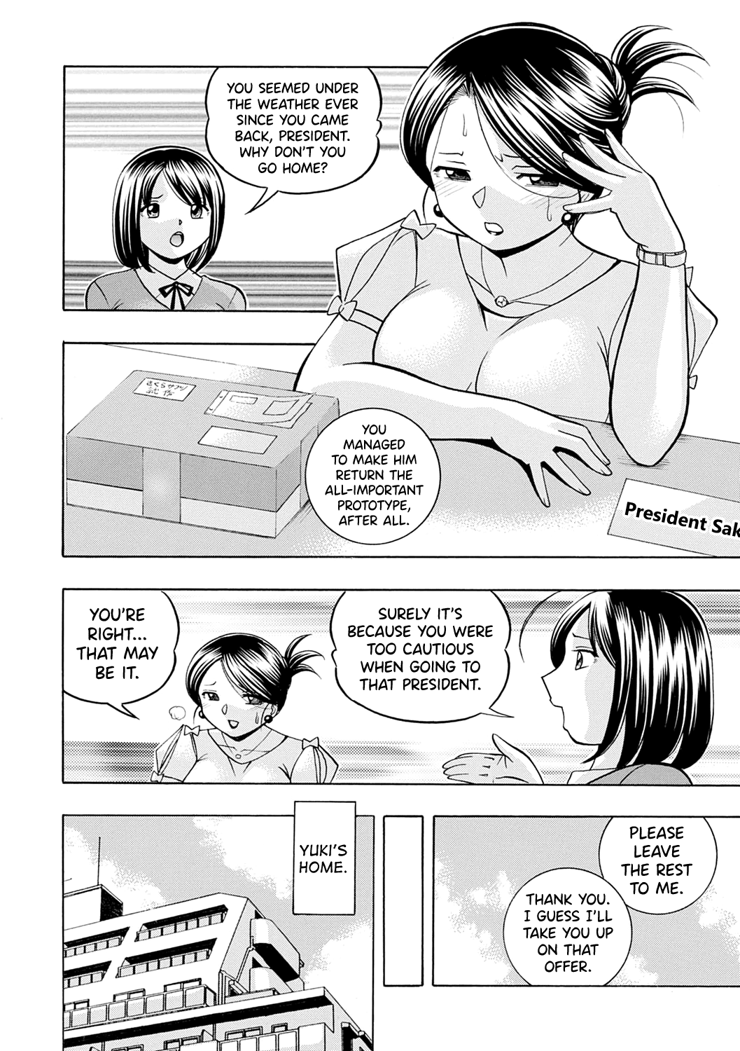 [Chuuka Naruto]Bijin Shachou Yuki ~Mitsuyaku no Nikusettai~[English] [biribiri] [Digital] Page 27