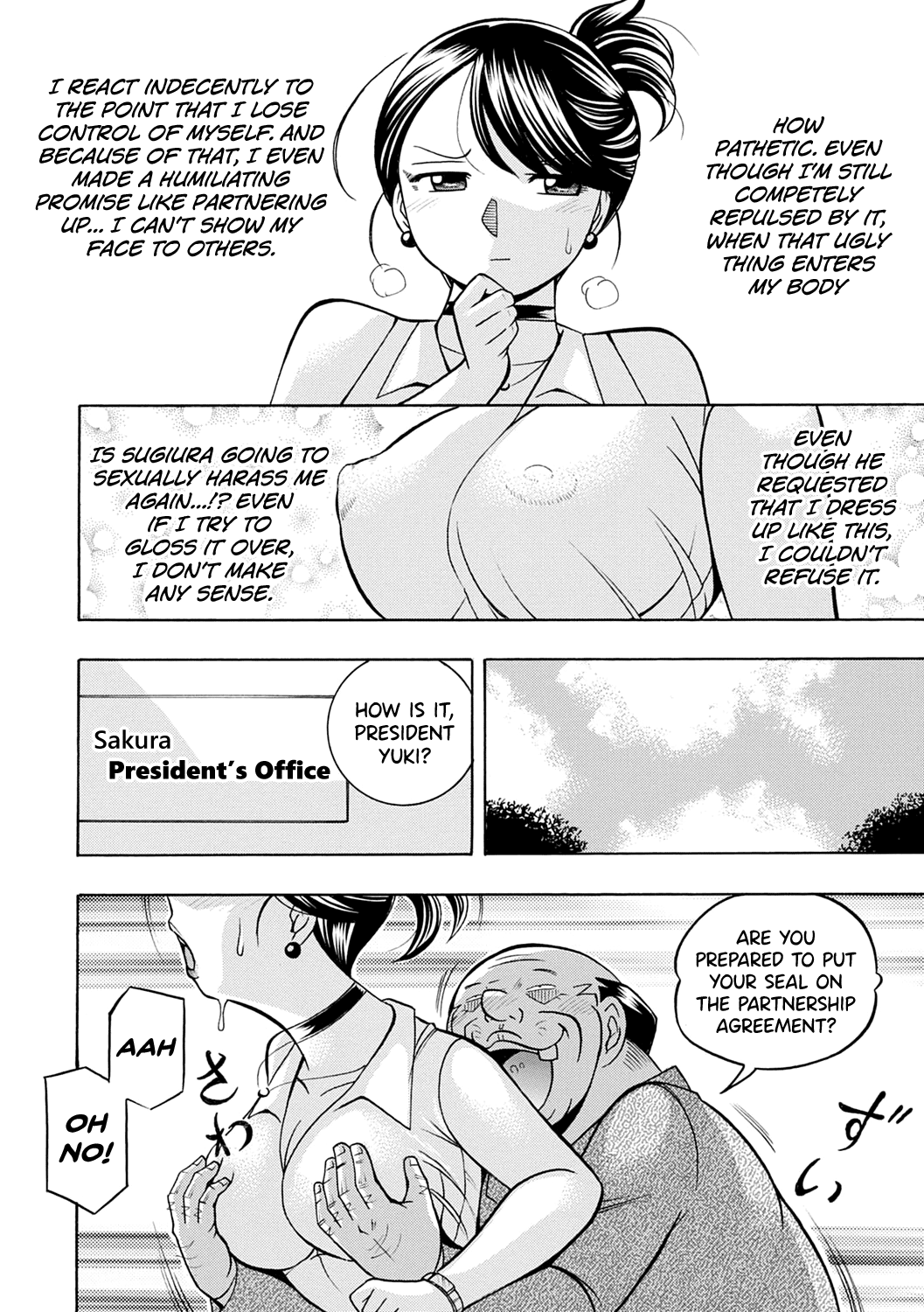 [Chuuka Naruto]Bijin Shachou Yuki ~Mitsuyaku no Nikusettai~[English] [biribiri] [Digital] Page 89