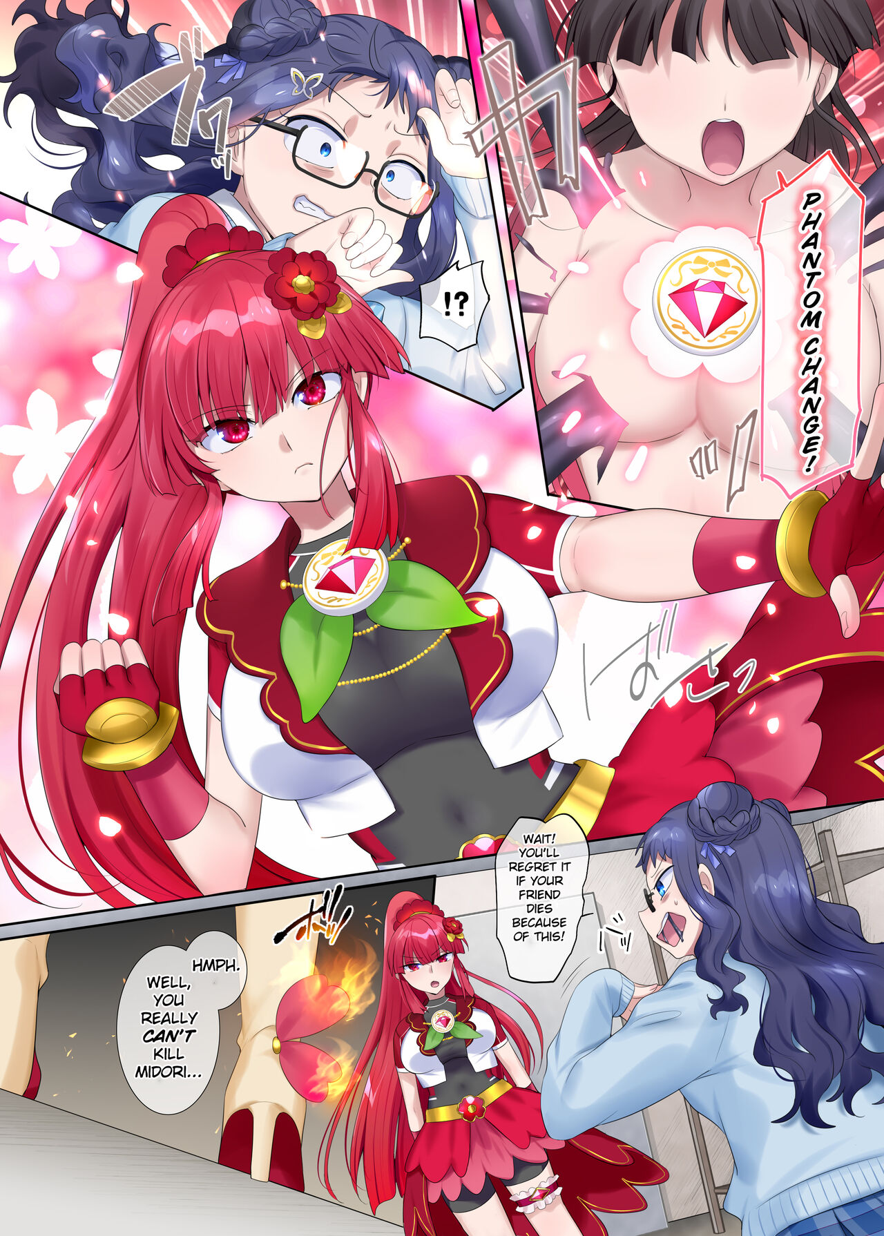 [Hairu Nukemichi (Arubento, Hiiragi Popura)]Mugen Seiki EX-Phantom season 2 ~Kokoro o Otosareru Hiiro no Mahou Shoujo~[English] [TheFrogManScans] Page 25