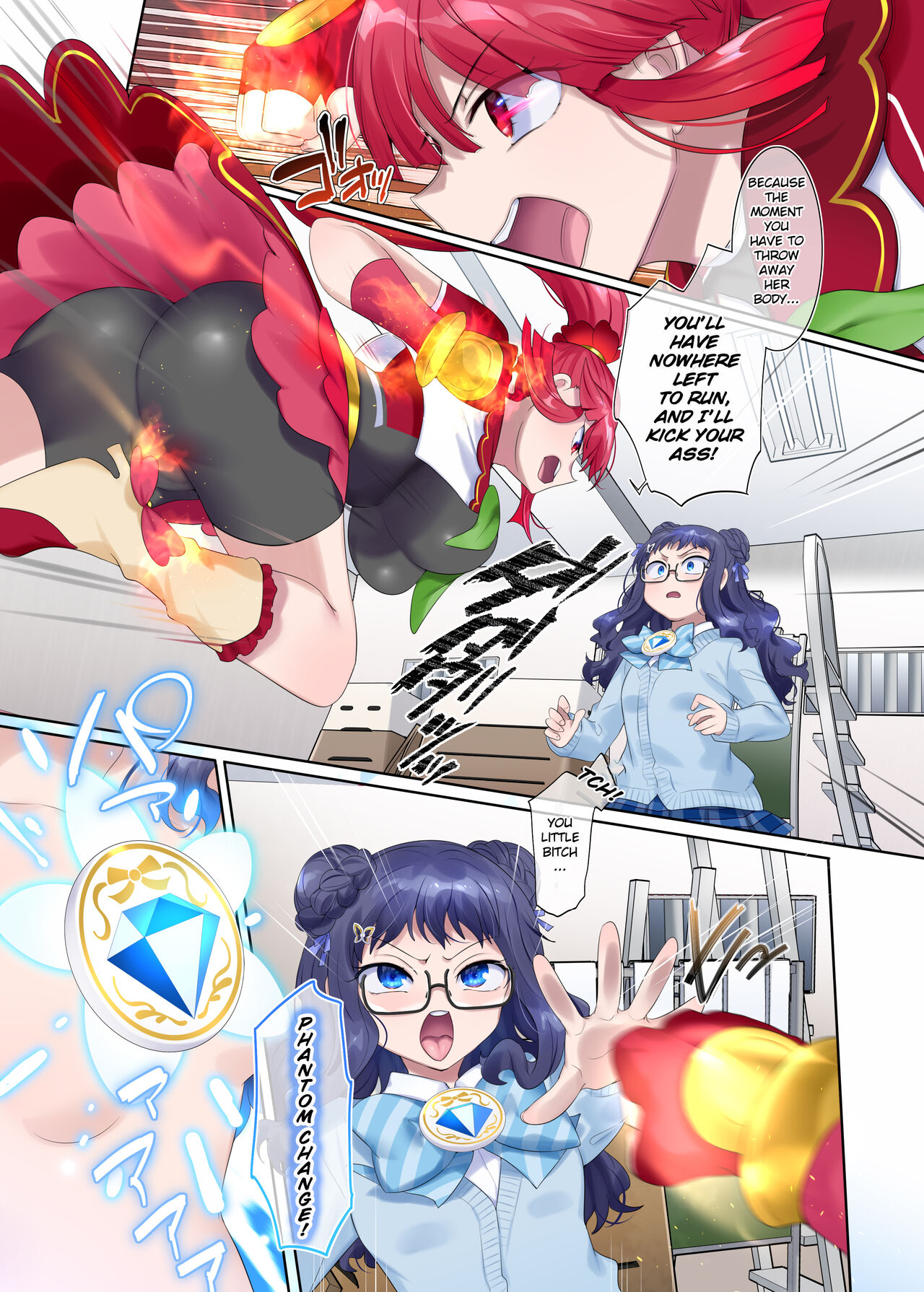 [Hairu Nukemichi (Arubento, Hiiragi Popura)]Mugen Seiki EX-Phantom season 2 ~Kokoro o Otosareru Hiiro no Mahou Shoujo~[English] [TheFrogManScans] Page 26