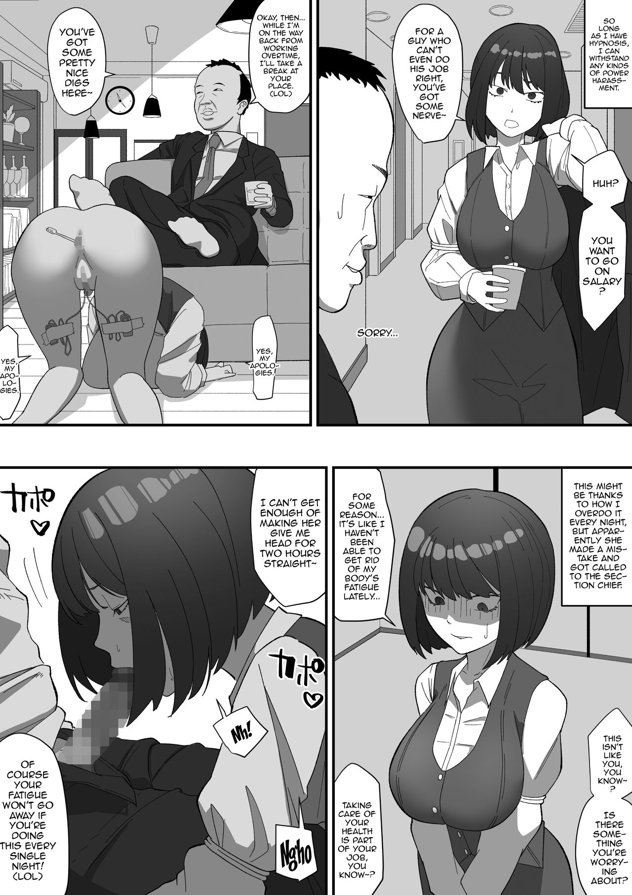 [Wakabatei]Saimin PoweHara Onna Joushi | Hypnotizing My Abusive Female Boss[English] {Doujins.com} Page 8