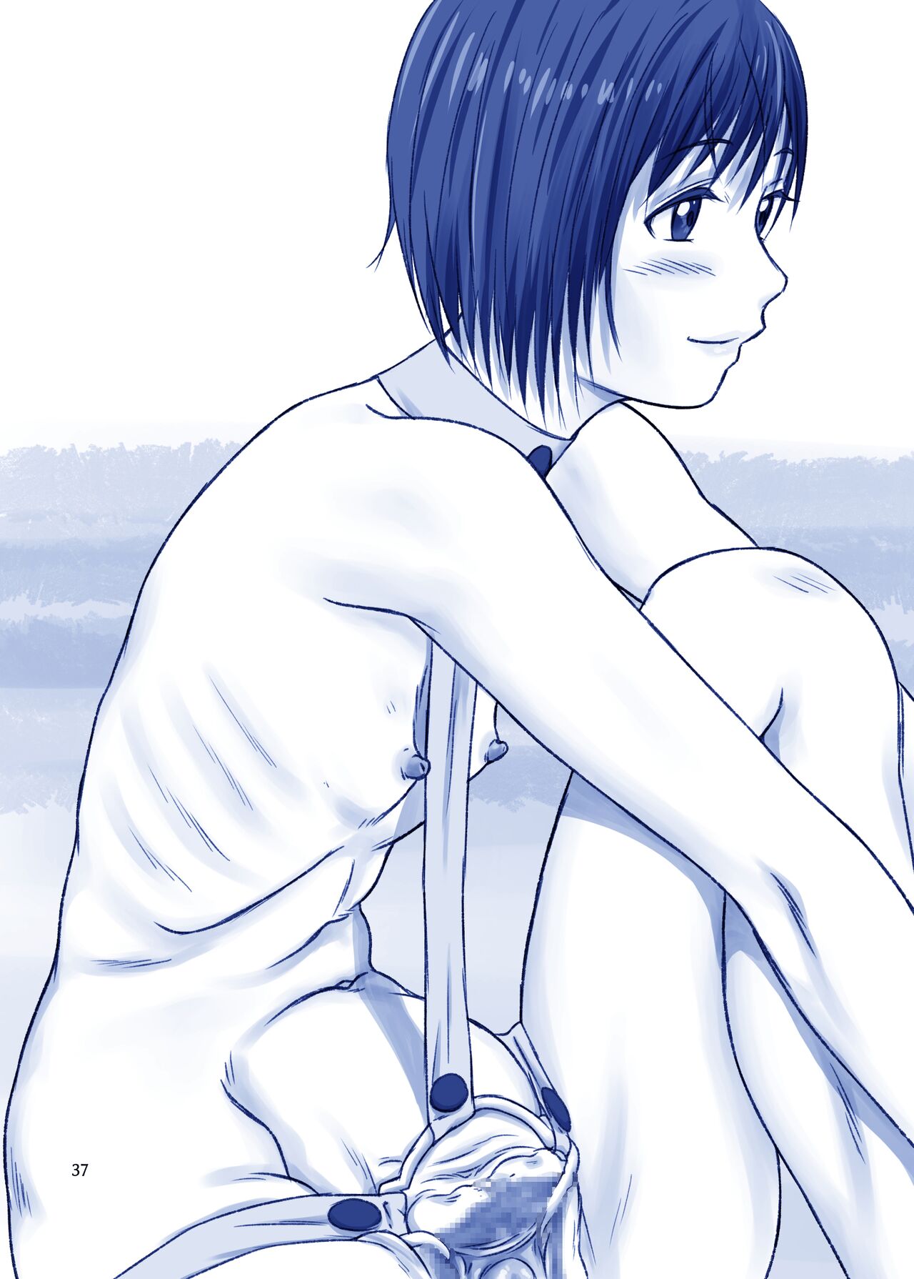 [Tsuruya (Tsuru)]Issho ni Kaisuiyoku ni Itta Ko wa Chou Daitan na Mizugi Sugata de Onnanoko no Nakami ga Marumie Joutai desu[English] [CulturedCommissions] [Digital] Page 37
