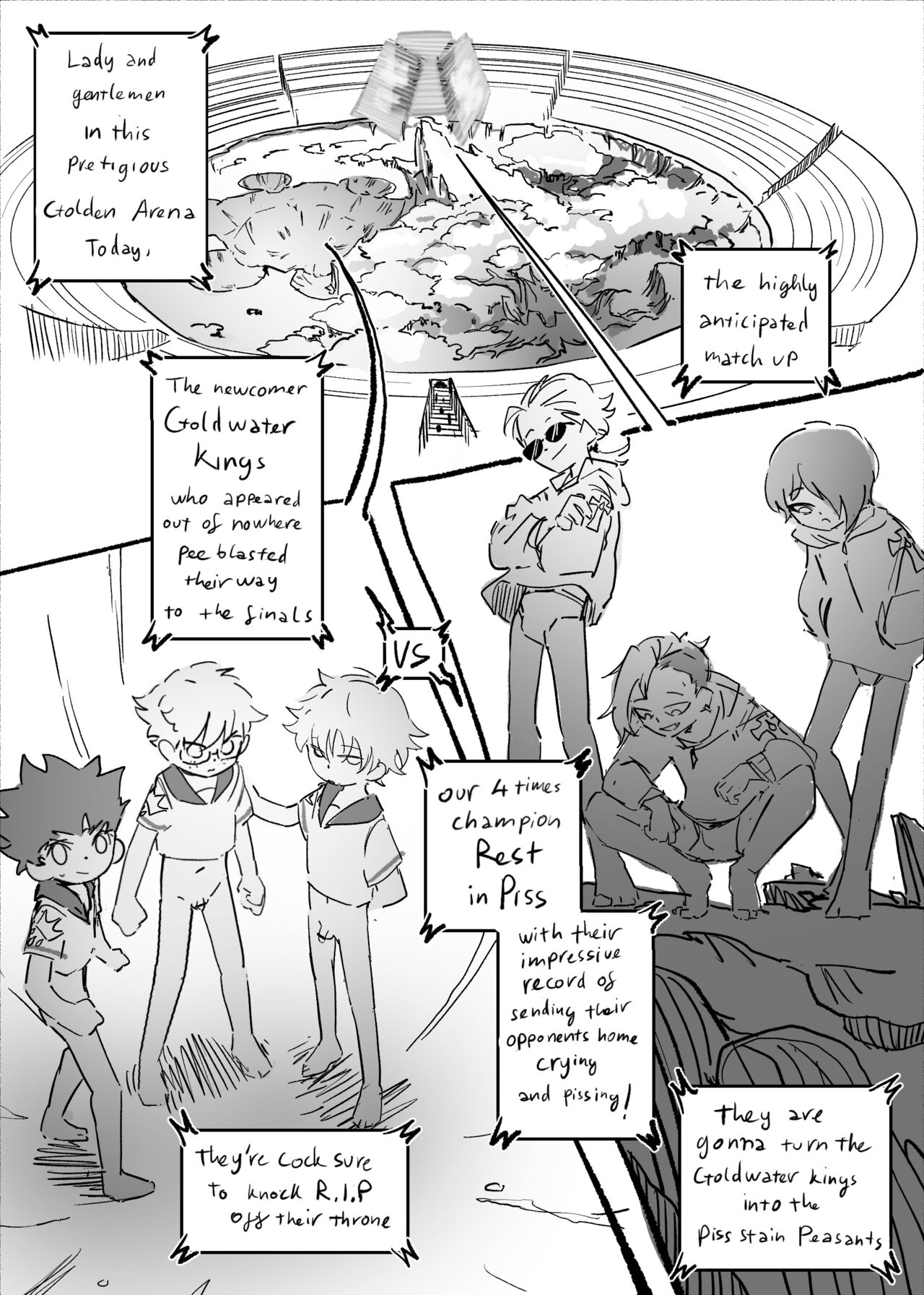 [Kenouru] [Comm]Piss Battlers Page 1