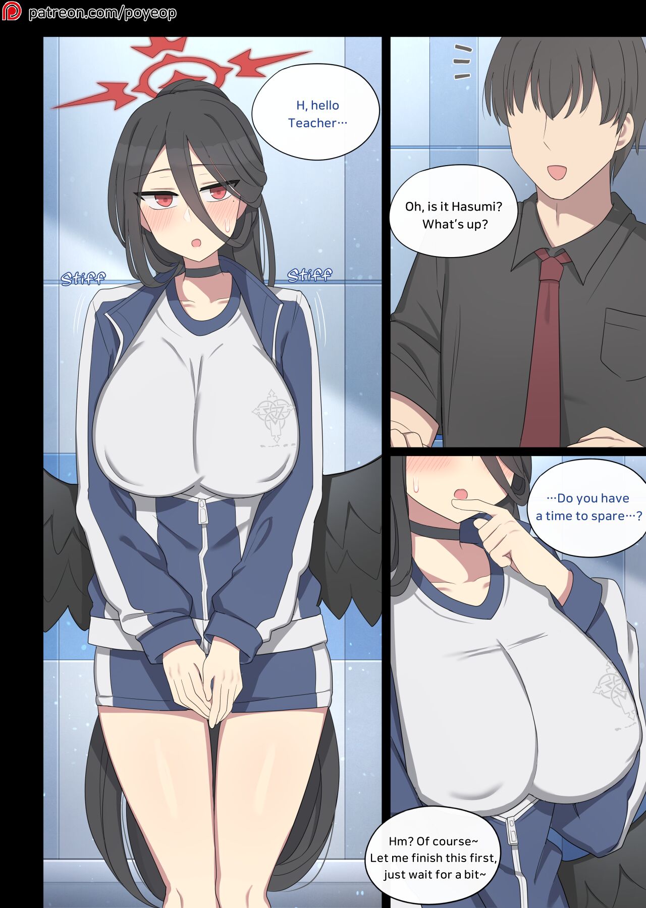 [poyeop]Hasumi(Blue Archive) [English] [Decensored] Page 1