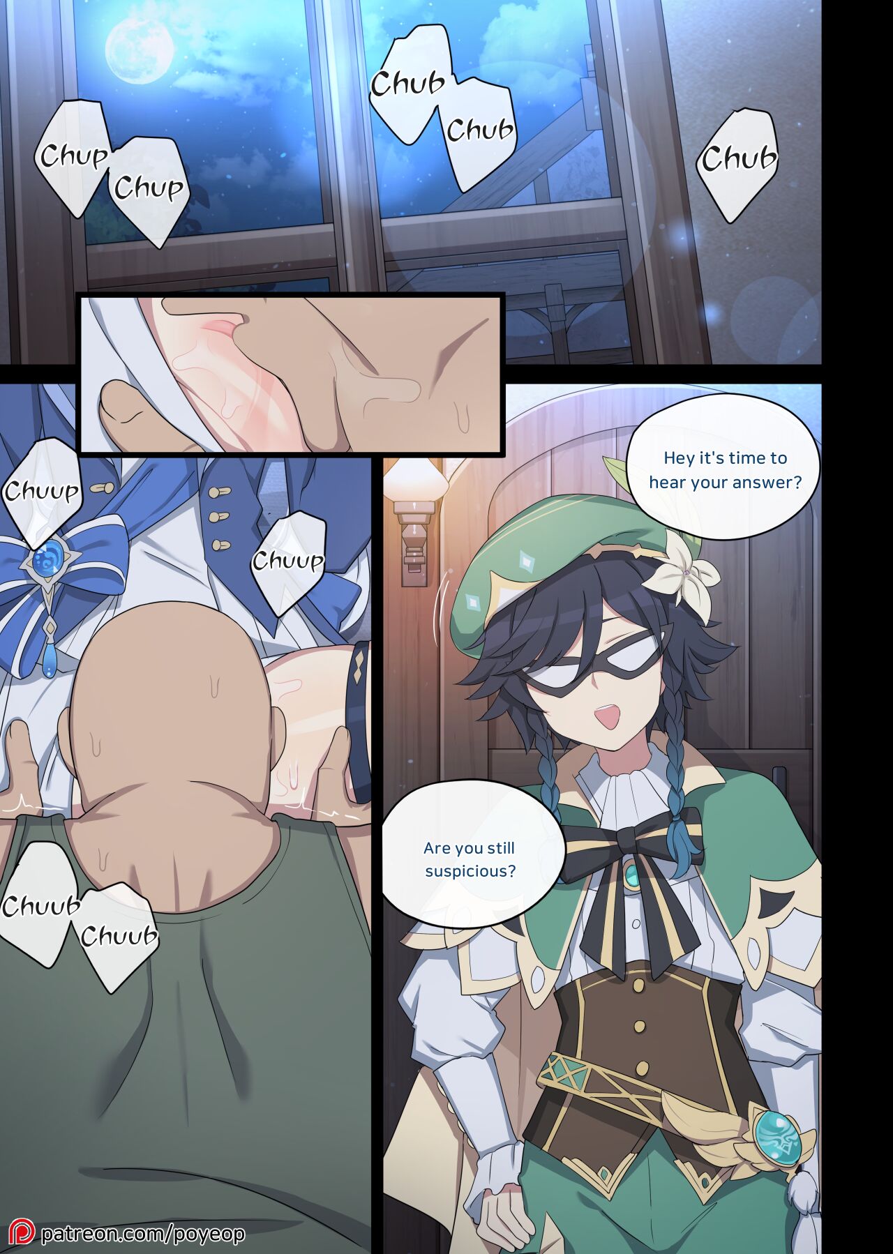 [poyeop]Furina 1-2(Genshin Impact) [English] [Decensored] Page 1