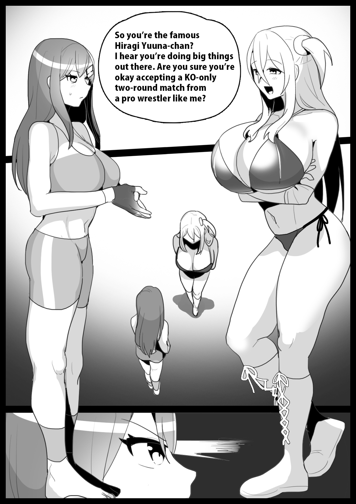 [The Nation of Head Scissors, Toppogi]Girls Beat! Plus - Yuuna Hiiragi vs Saki Page 2