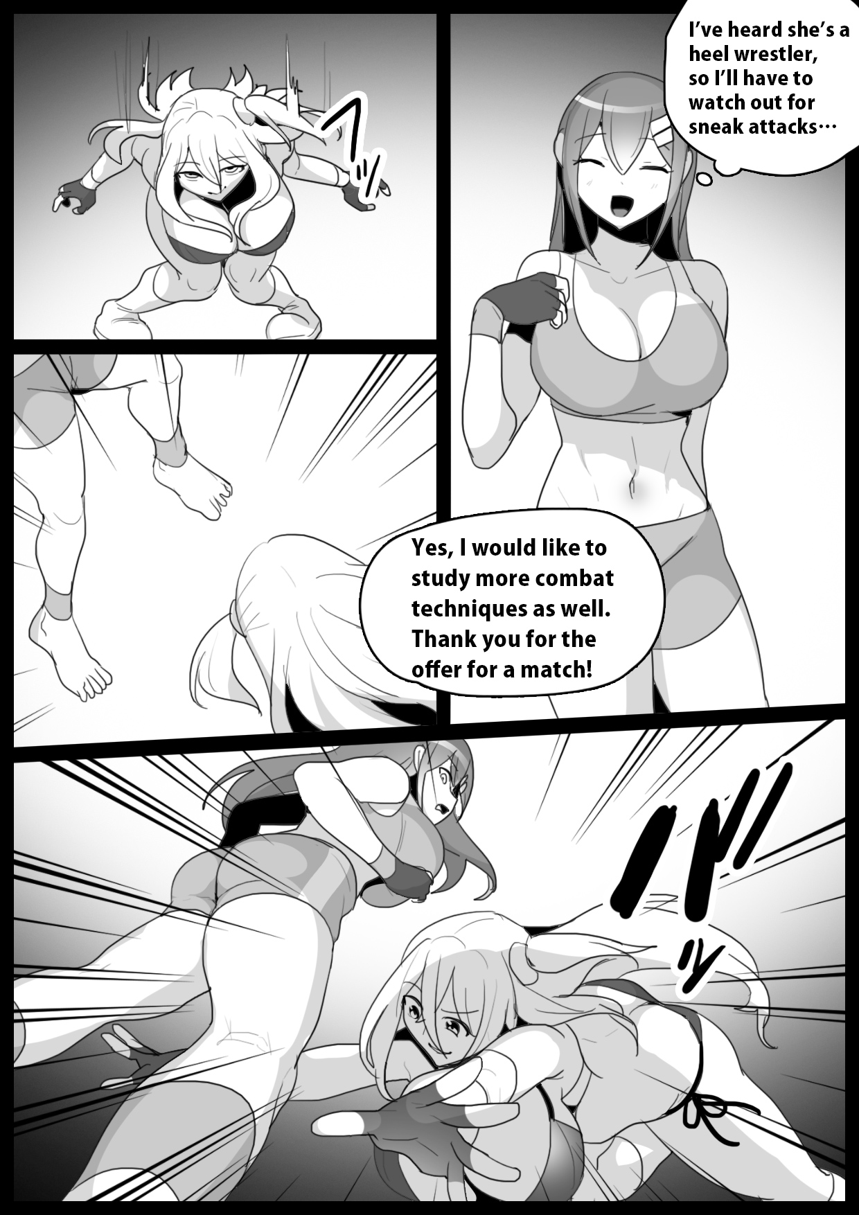 [The Nation of Head Scissors, Toppogi]Girls Beat! Plus - Yuuna Hiiragi vs Saki Page 3