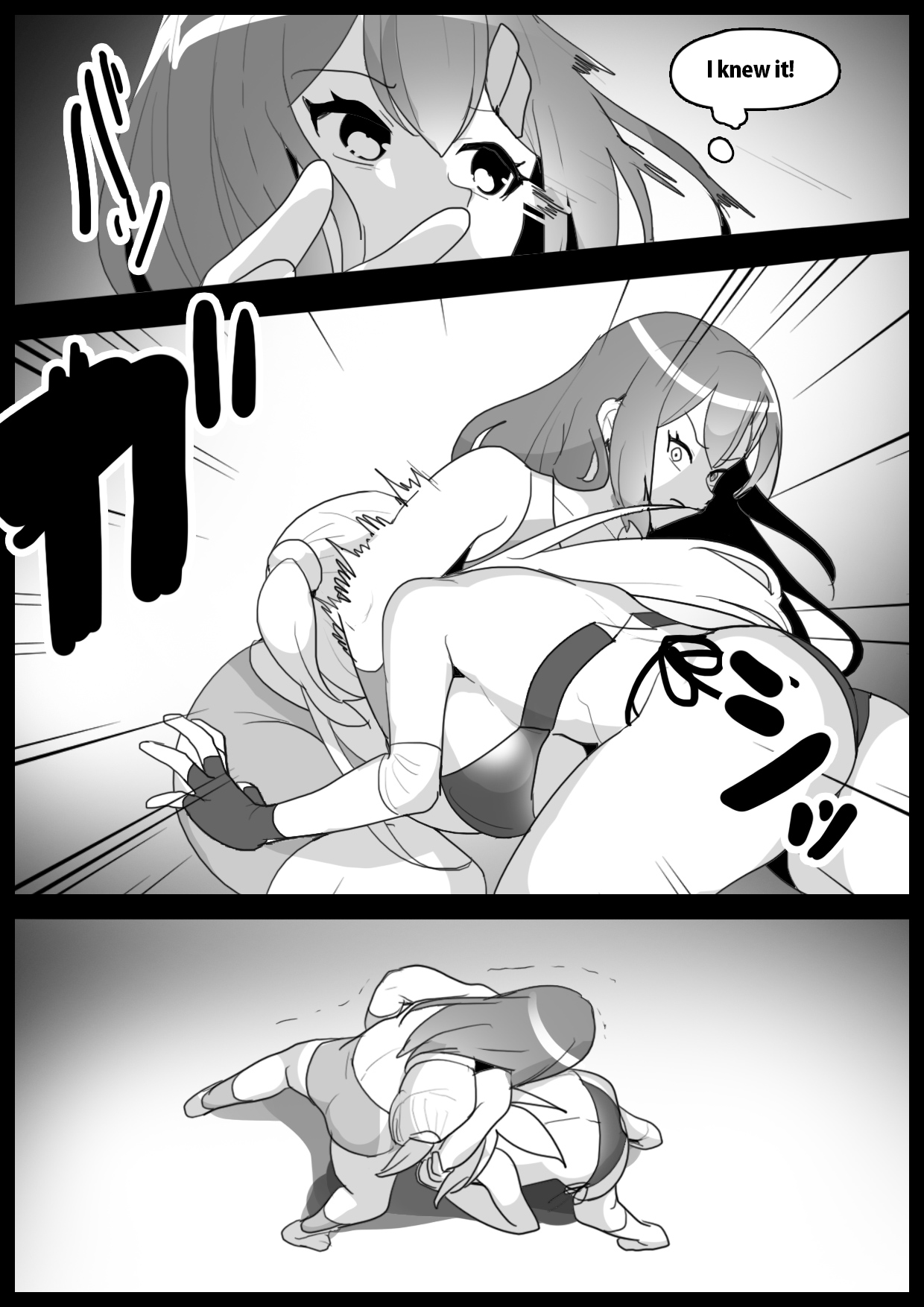 [The Nation of Head Scissors, Toppogi]Girls Beat! Plus - Yuuna Hiiragi vs Saki Page 4