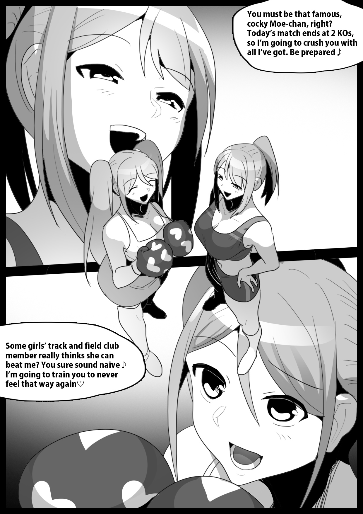 [The Nation of Head Scissors, Toppogi]Girls Beat! Plus Moe vs Rie Page 2