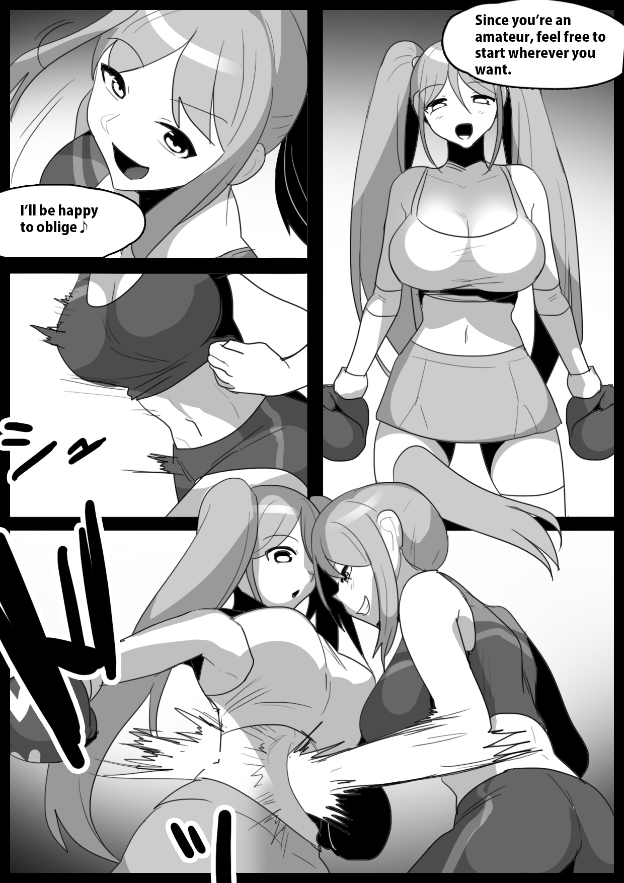 [The Nation of Head Scissors, Toppogi]Girls Beat! Plus Moe vs Rie Page 3