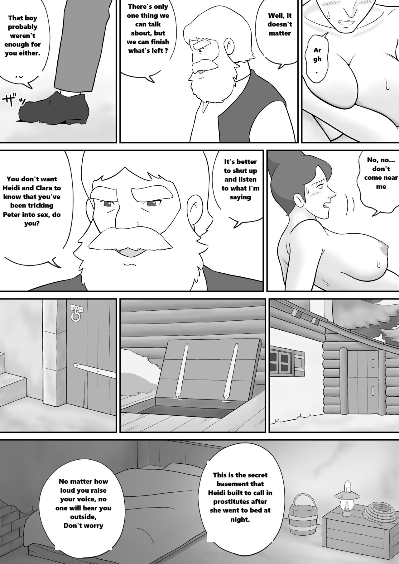 [Tokunaga Poosaku]Frankfurt no Jukujo Rottenmayer | Milf Rottenmayer In Frankfurt(Alps no Shoujo Heidi) [English] Page 17