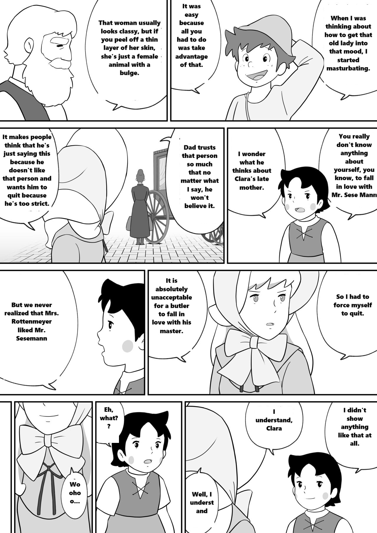 [Tokunaga Poosaku]Frankfurt no Jukujo Rottenmayer | Milf Rottenmayer In Frankfurt(Alps no Shoujo Heidi) [English] Page 35
