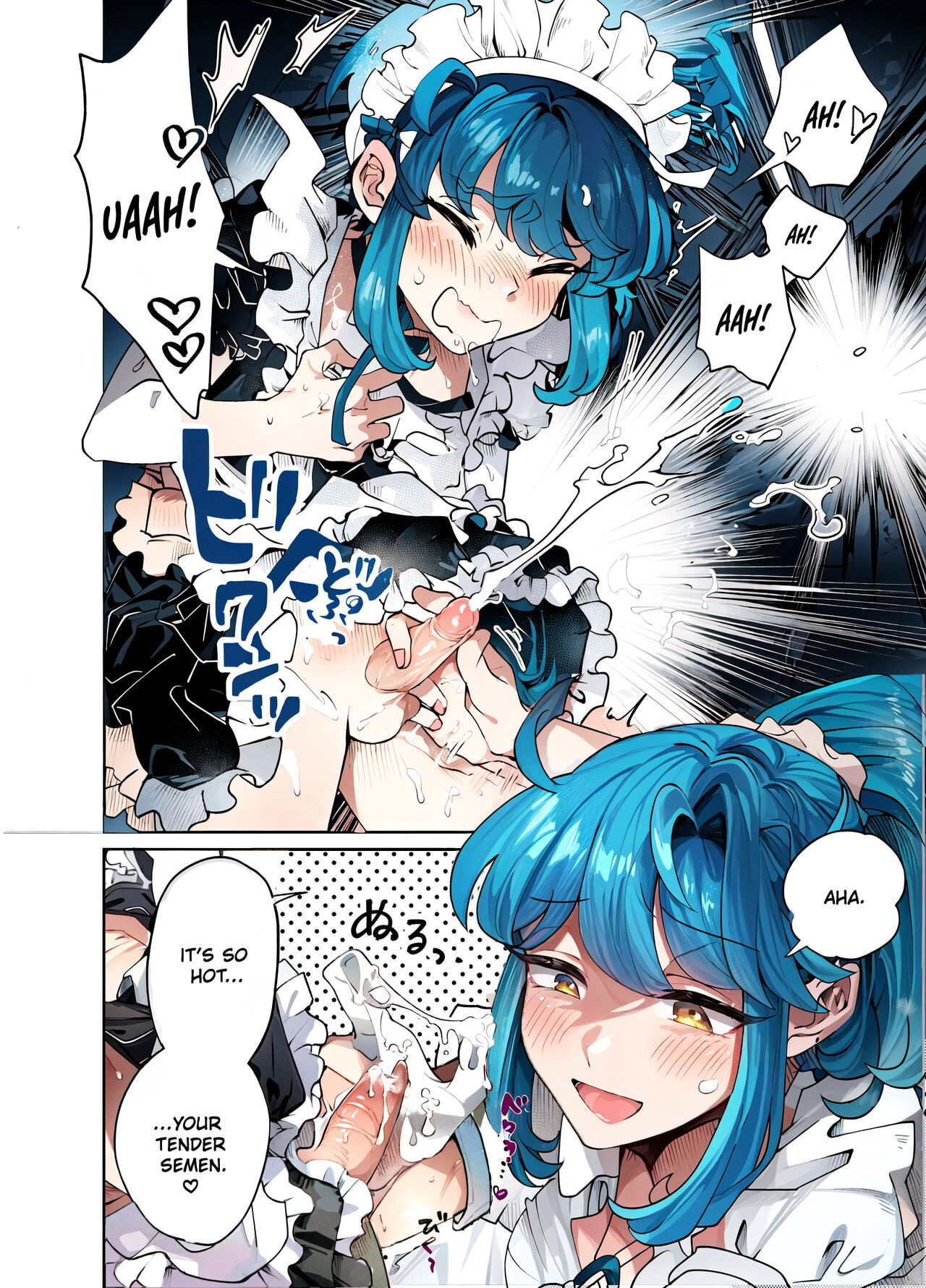[blue lung]Uchi no Aneki wa Kyokon desu | My Well-Hung Older Sister[English] [Colorized] [AI Generated] Page 17