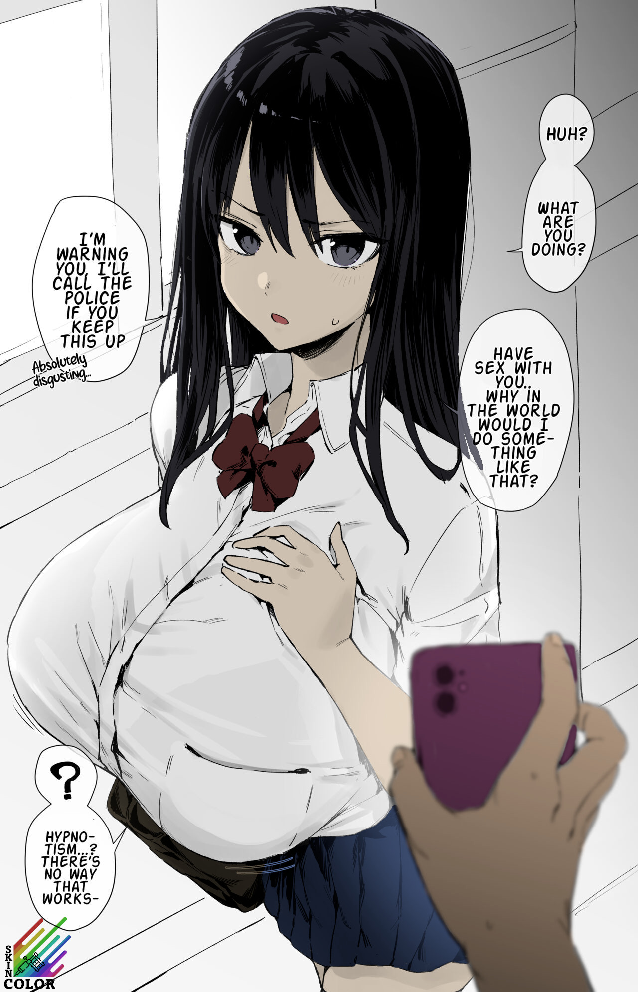 [Hotate-chan]Saimin sarechau JK Hypnotizing a High-Schooler[English] Page 1
