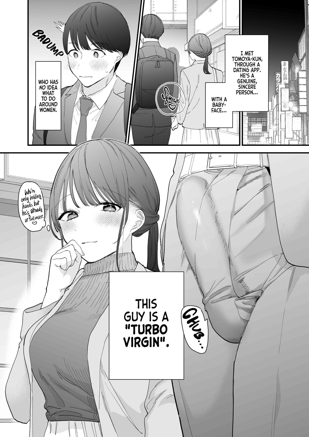 [THE Waidan (Tou)]Kawaii Doutei Tomoya-kun ga Konna Dekai nante Kiitenai | I Had No Idea This Cute Virgin Was Packing[English] [RedLantern+korafu] Page 3