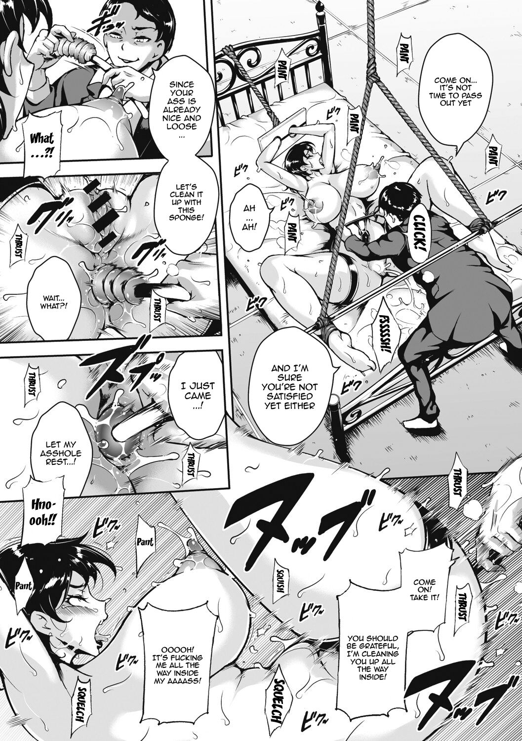 [Bitch Goigostar]Akaneiro ni Modaeru Hitozuma - Wife Writhing in Madder Ch. 1-5[English] {Doujins.com} [Digital] Page 112