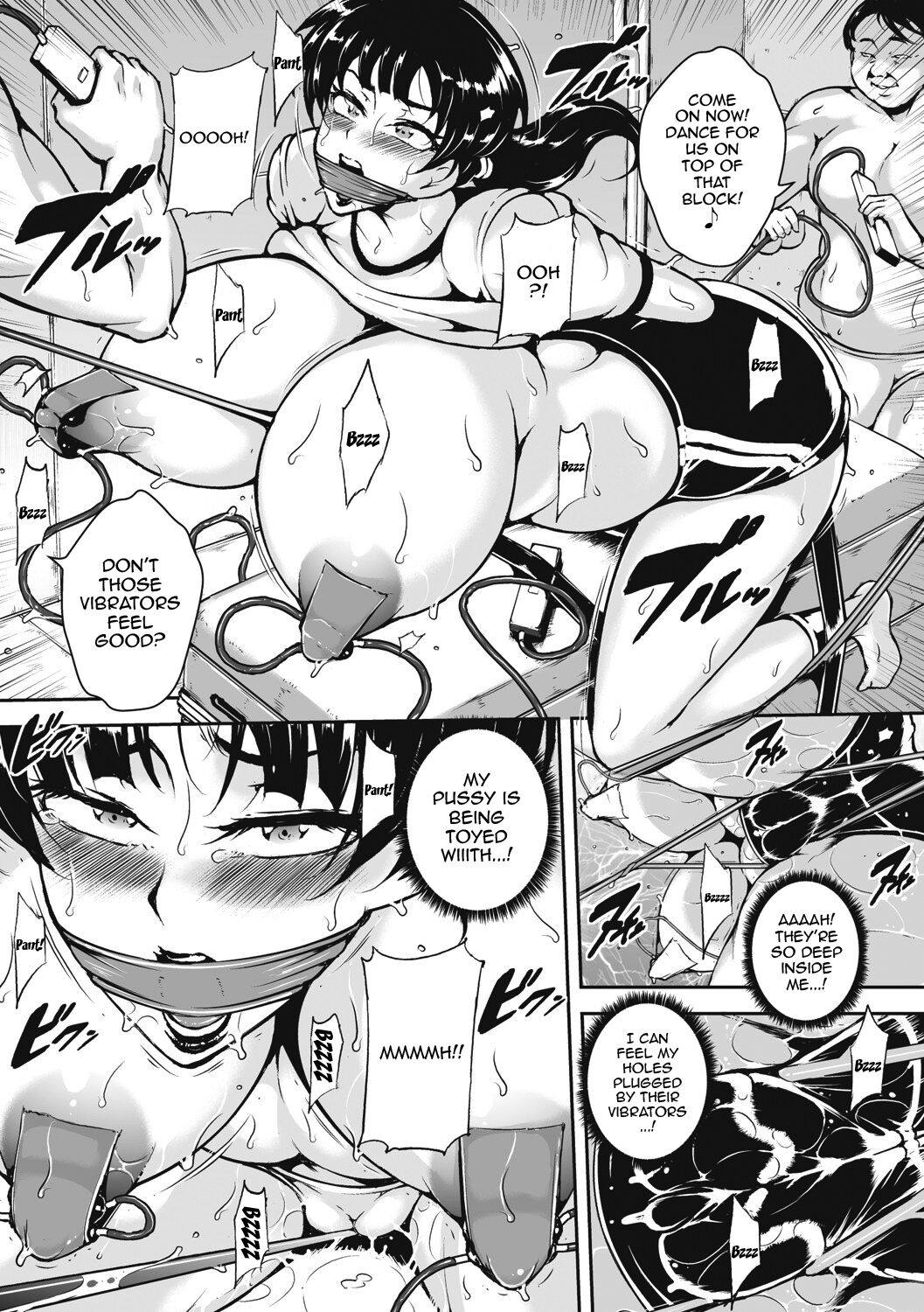 [Bitch Goigostar]Akaneiro ni Modaeru Hitozuma - Wife Writhing in Madder Ch. 1-5[English] {Doujins.com} [Digital] Page 60