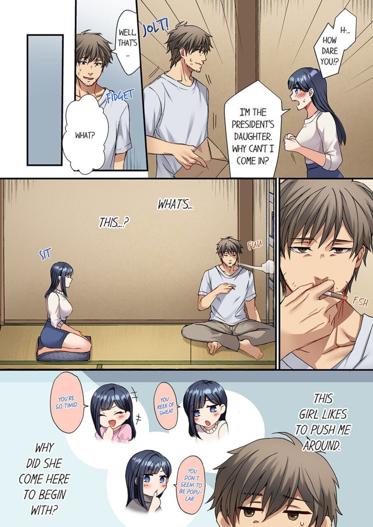 [Fuseya Niwaka]Ore o Yokujō Saseta Sekinin , Tottekureru? 〜 Ojisan no Wakarase SEX | Will You Take Responsibility for Making Me Lust After You? - An Old Man’s Convincing SEX 1[English] Page 4