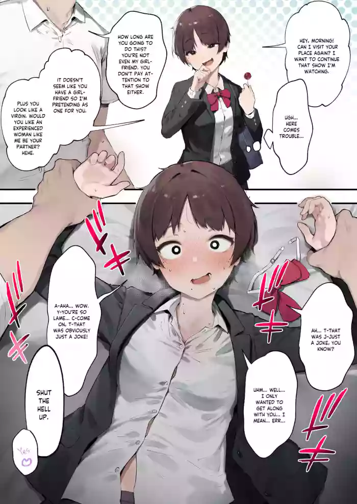 [Nigiri Usagi]Urusai Kouhai o Oshitao Shitara Otonashiku Natta Hanashi | My Annoying Kouhai Became Docile When I Pinned Her Down[English] [flowerswamp]