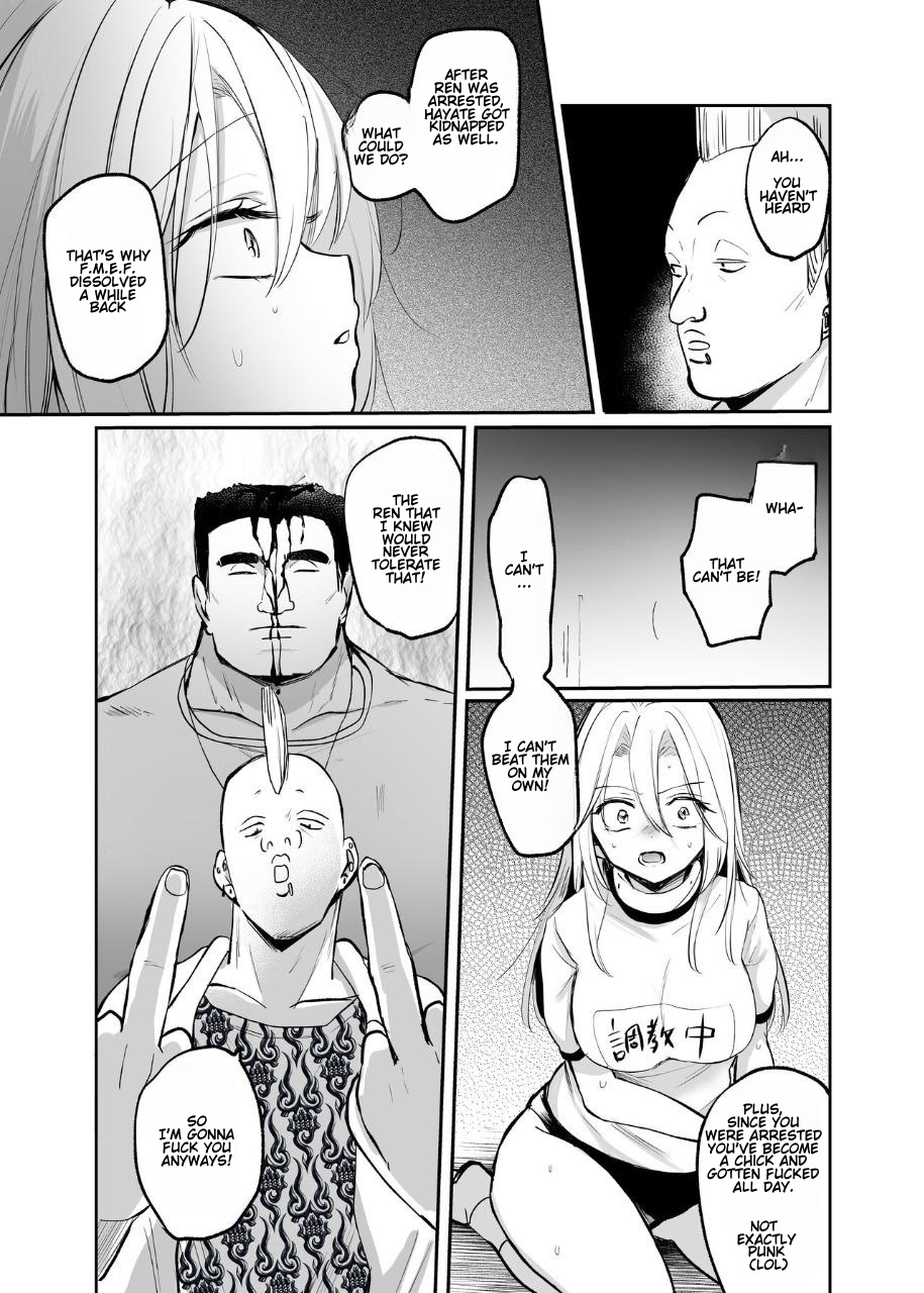 [Tetsukazuno Ao. (Emilio)]Namaiki TS Yankee ga Zetsurin Taiiku Kyoushi no Onaho ni natte Akume Shiofuki Mesu Ochi Ninshin! [TS Delinquent becomes a gym teacher's onahole and Cums ❤ Squirts ❤ Falls as a Female ❤ Gets Pregnant ❤ Page 25