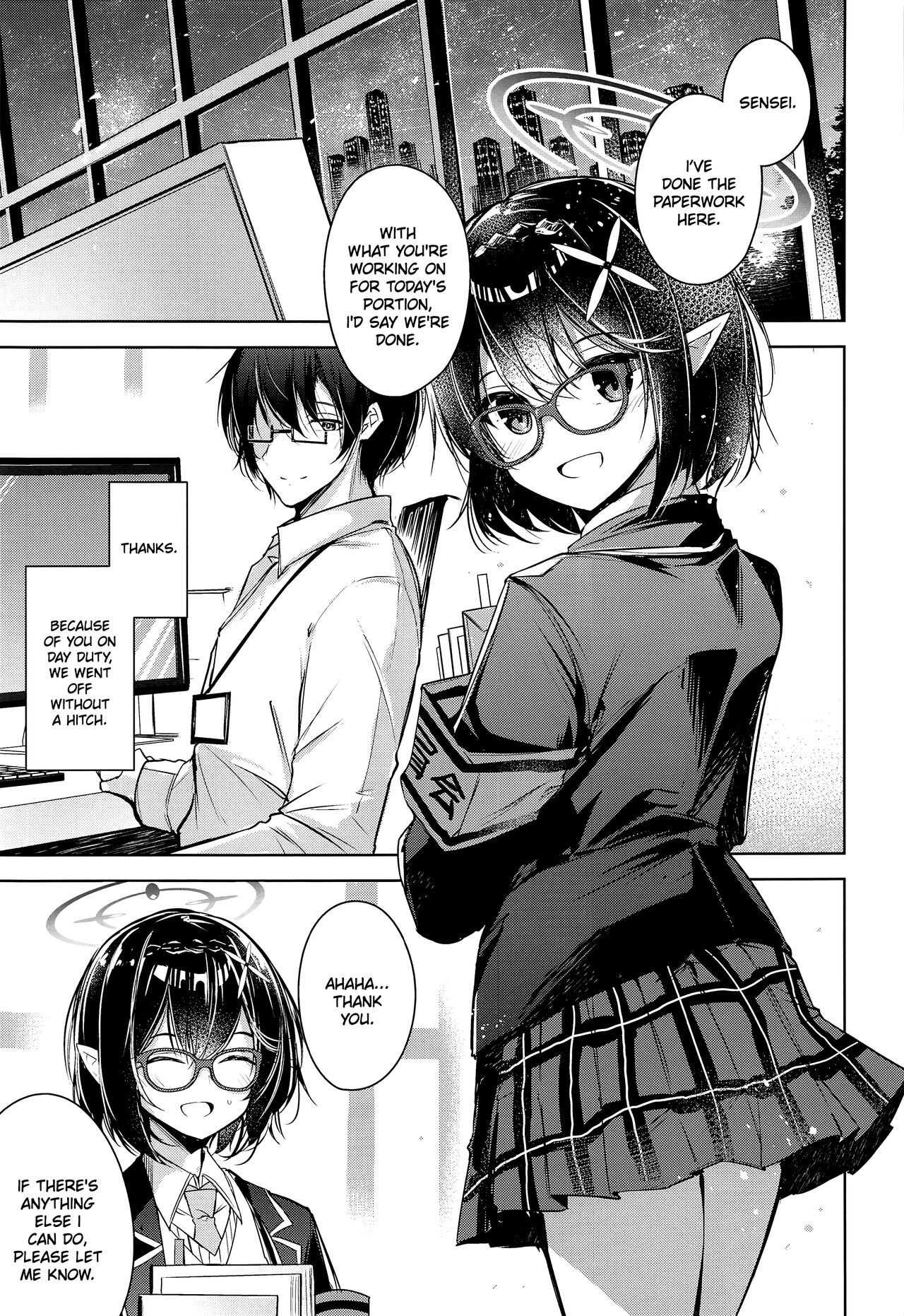 (Sensei no Archive 10) [Midorineko (Midori)]Warui Ko(Blue Archive) [English] [DAJI's TLs] Page 2