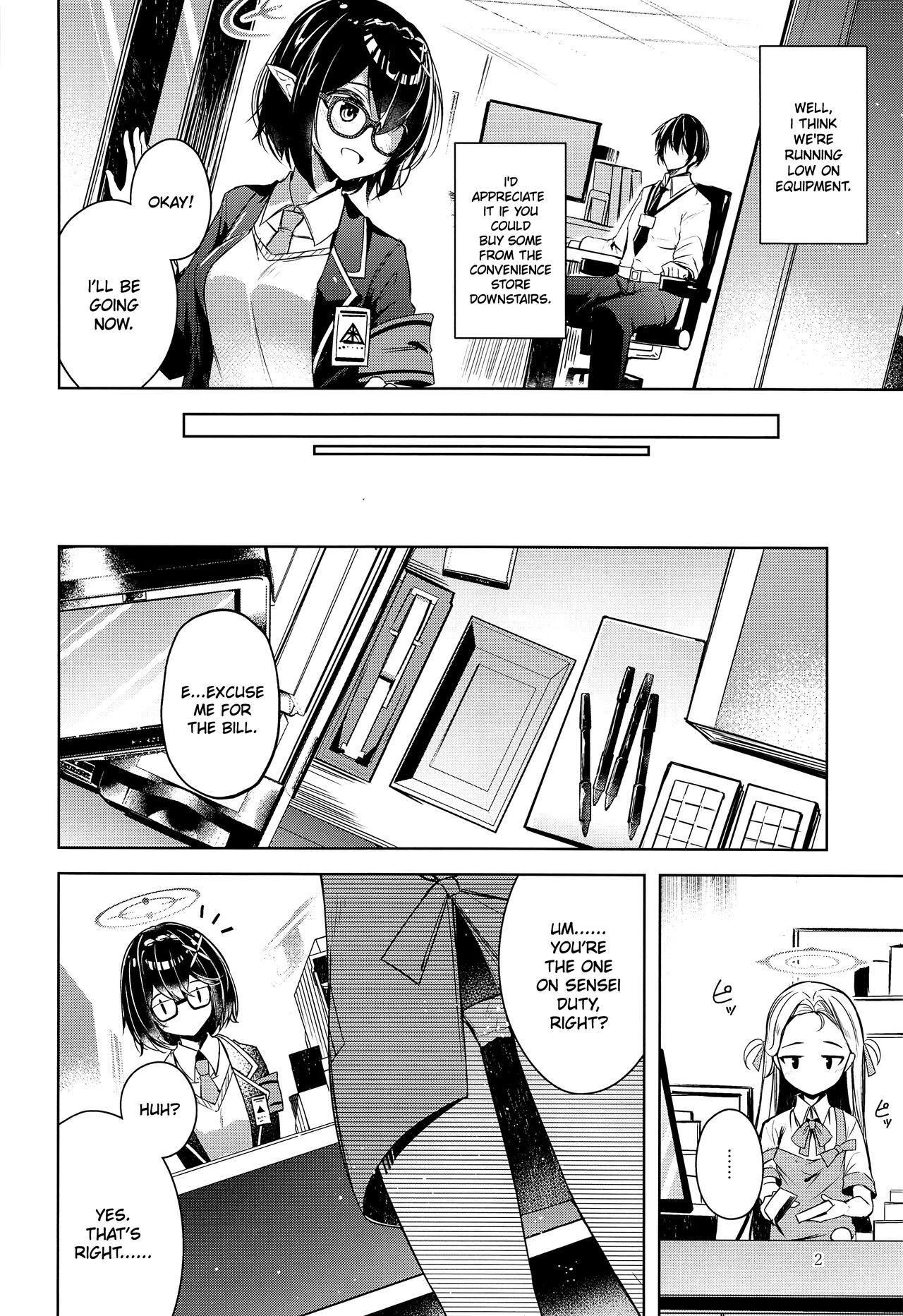 (Sensei no Archive 10) [Midorineko (Midori)]Warui Ko(Blue Archive) [English] [DAJI's TLs] Page 3