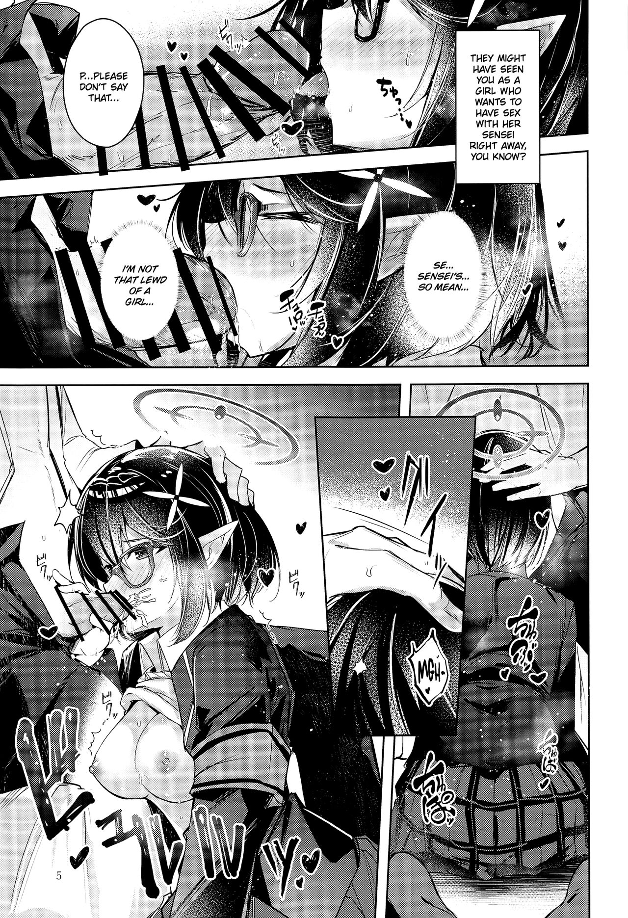 (Sensei no Archive 10) [Midorineko (Midori)]Warui Ko(Blue Archive) [English] [DAJI's TLs] Page 6