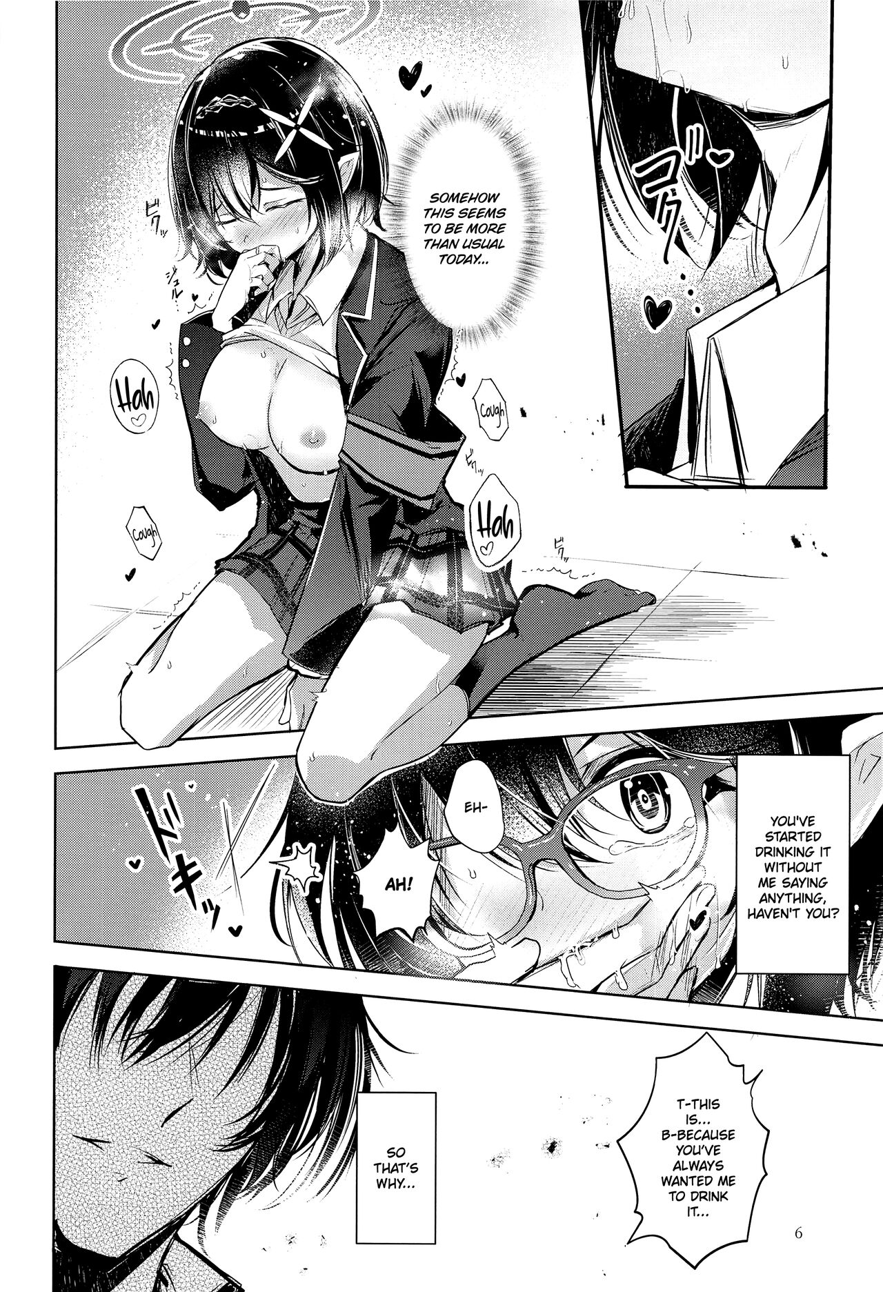 (Sensei no Archive 10) [Midorineko (Midori)]Warui Ko(Blue Archive) [English] [DAJI's TLs] Page 7