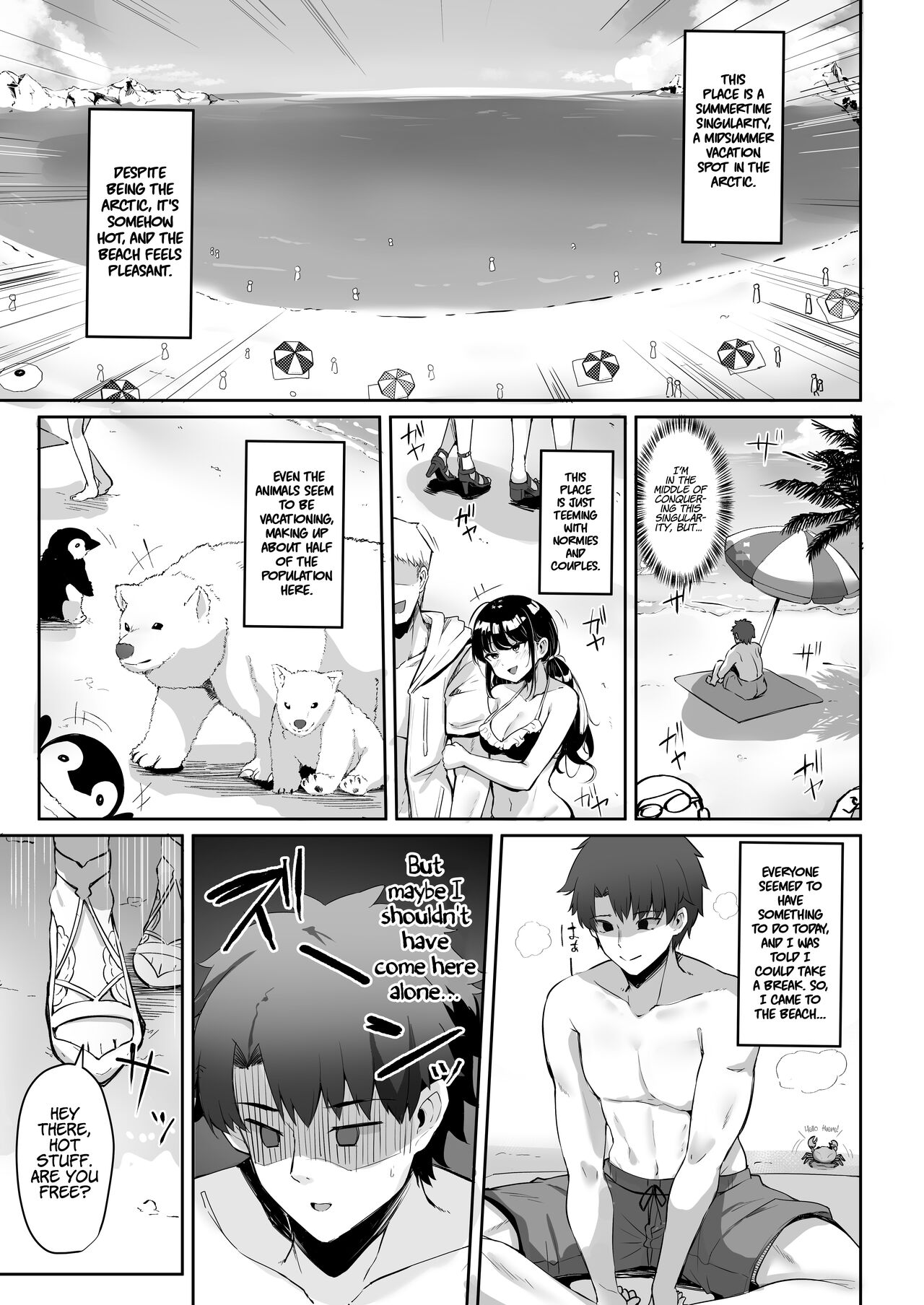 [Tiusan Kingdom (Kazamitiu)]Manatsu no Chaldea Summer Vacation Lady Avalon Hen | Chaldea Midsummer Vacation Lady - Avalon Edition(Fate/Grand Order) [English] [LunaticSeibah] [Decensored] [Digital] Page 3