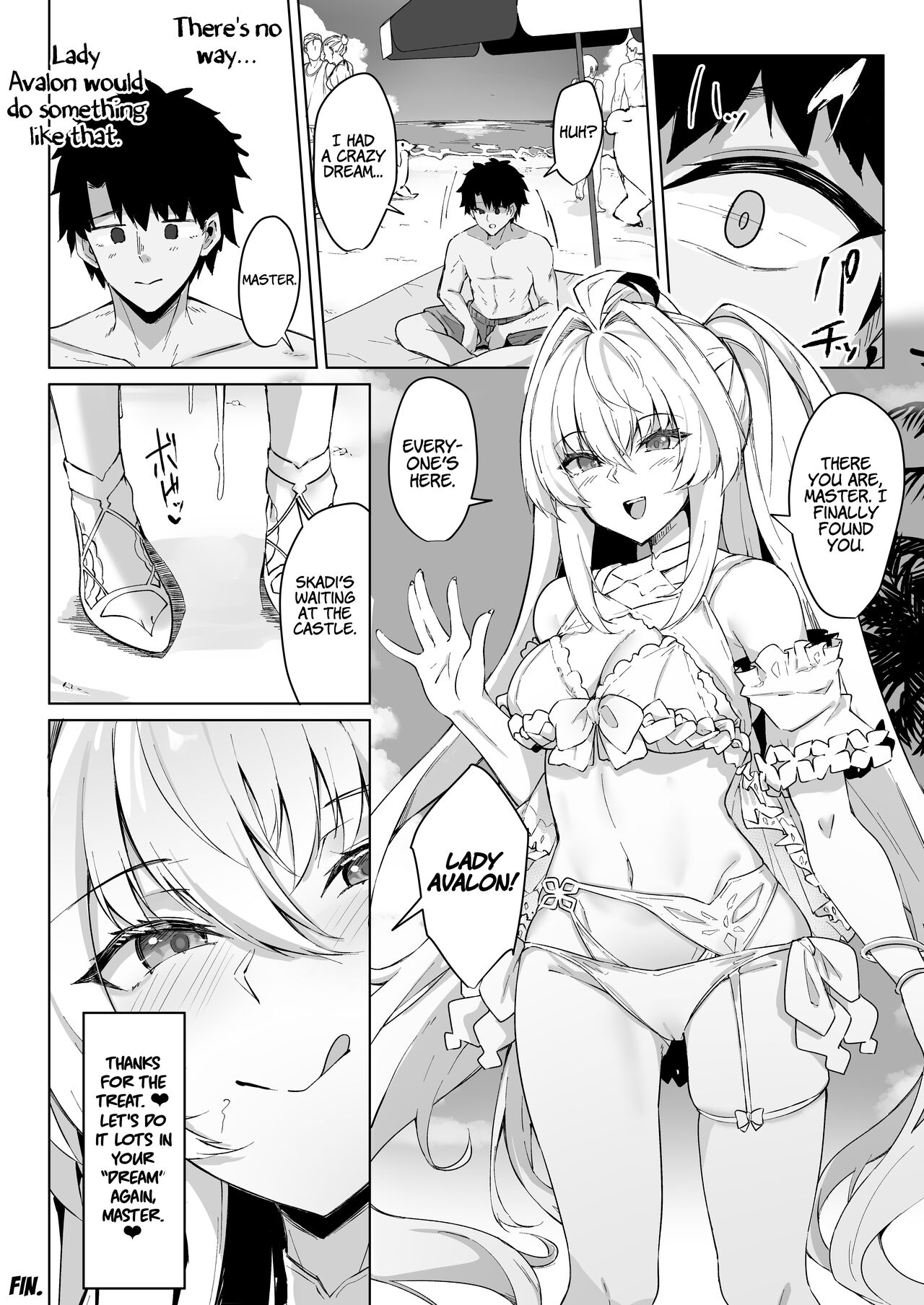 [Tiusan Kingdom (Kazamitiu)]Manatsu no Chaldea Summer Vacation Lady Avalon Hen | Chaldea Midsummer Vacation Lady - Avalon Edition(Fate/Grand Order) [English] [LunaticSeibah] [Decensored] [Digital] Page 32