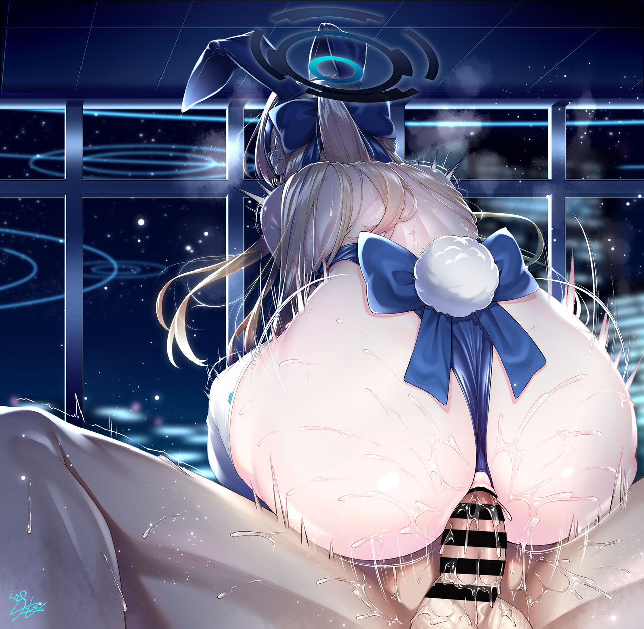 [Watosu]Bunny Toki Anal Manga 3p＋α(Blue Archive) [English] [MUZZCHAD1000] Page 11