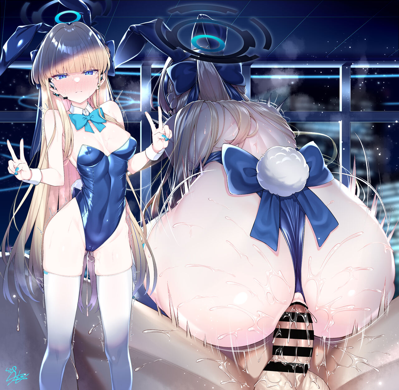[Watosu]Bunny Toki Anal Manga 3p＋α(Blue Archive) [English] [MUZZCHAD1000] Page 6