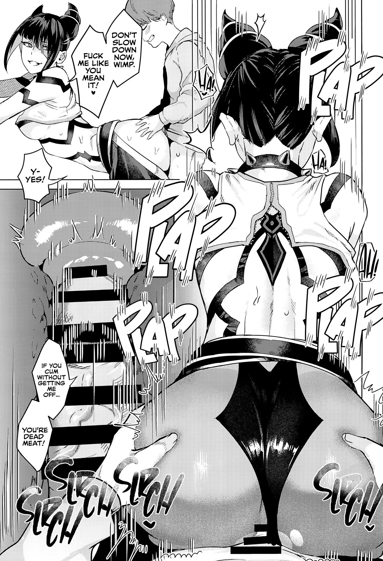 (C102) [Gagaga Honpo (Gar)]Juri Shishou ni Tokkun Shite Morau Hon | Special Training With Master Juri(Street Fighter) [English] [RyuugaTL & head empty] Page 14