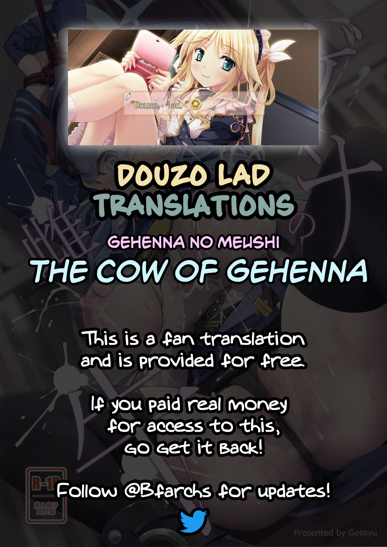(C103) [Gessyu (Chouzetsu Bishoujo mine)]Gehenna no Meushi | The Cow of Gehenna(Blue Archive) [English] [Douzo Lad Translations] Page 27