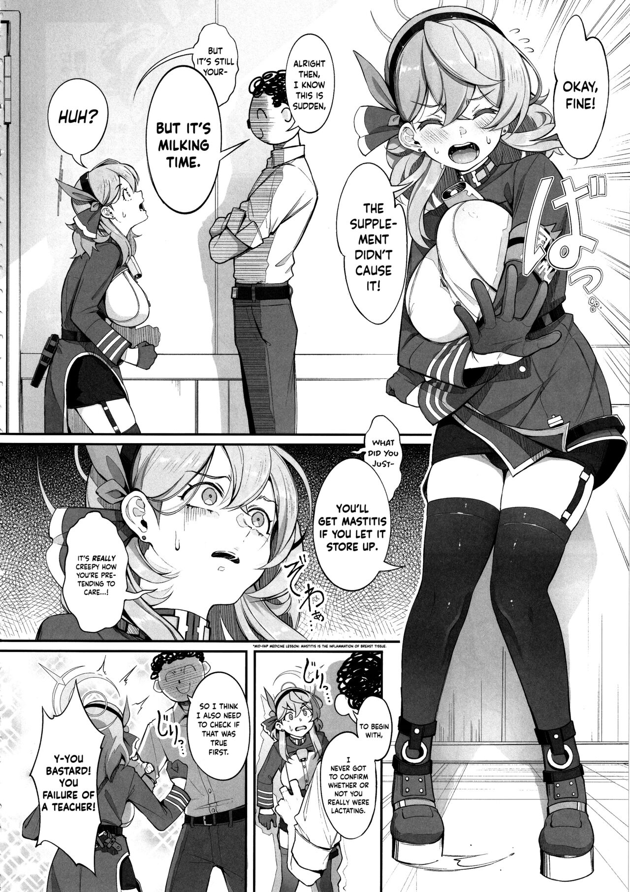 (C103) [Gessyu (Chouzetsu Bishoujo mine)]Gehenna no Meushi | The Cow of Gehenna(Blue Archive) [English] [Douzo Lad Translations] Page 5