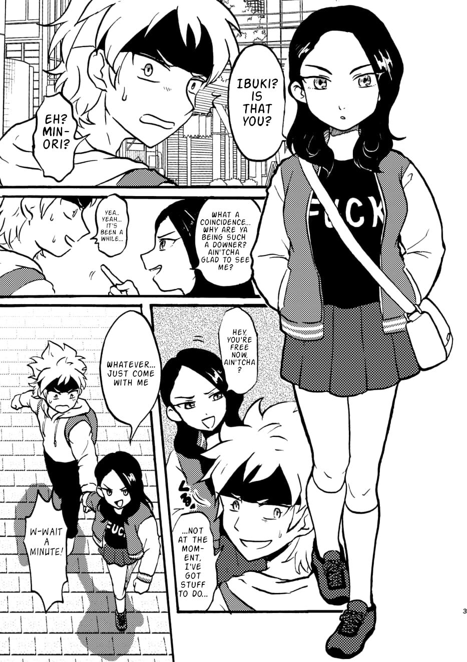 [Mousou Zukan (nietagiru)]Don't Stop! Minori-chan(Inazuma Eleven GO Galaxy) [English] [ToodlesTL] [Digital] Page 3