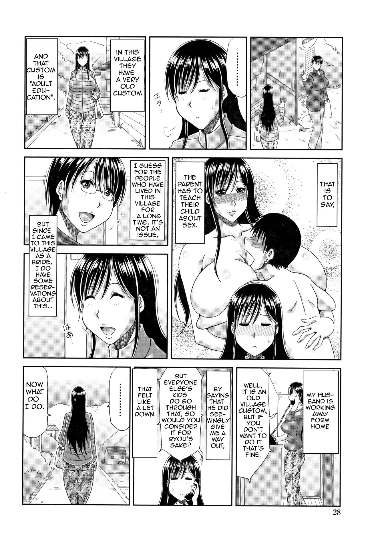[Kai Hiroyuki]Hannari Otona Kyouiku - Mother's Sex Lesson[English] Page 31