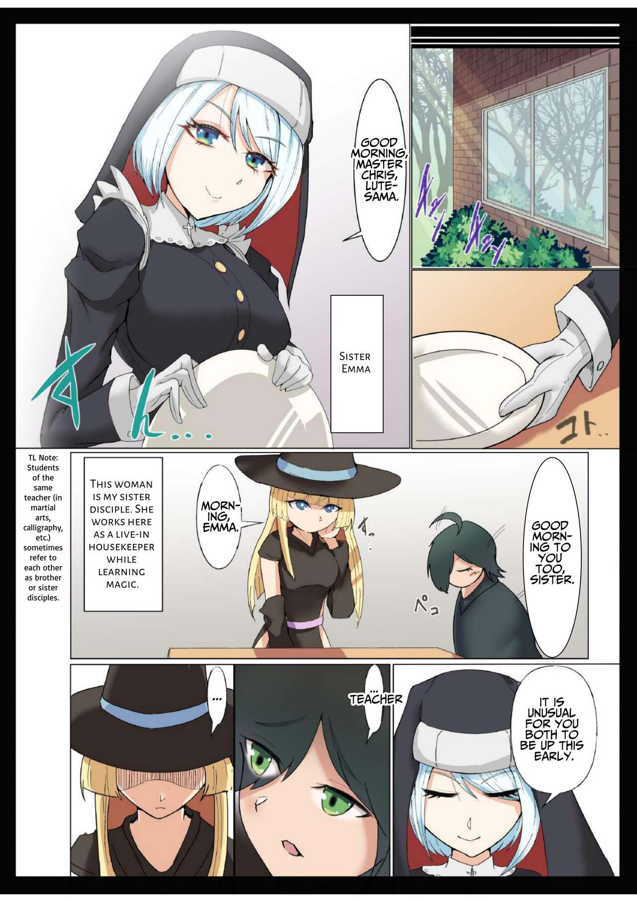 [Enryuu Dou (Enryuu)]My Nunmaid Became A Succubus In Heat!? ~The Sexy Struggles Of Christine The Witch!!~[English] [Penguin Piper] [Digital] Page 4