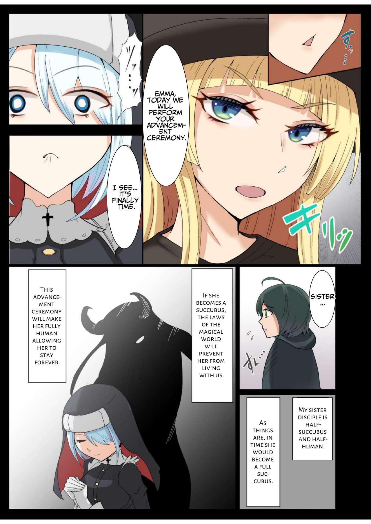 [Enryuu Dou (Enryuu)]My Nunmaid Became A Succubus In Heat!? ~The Sexy Struggles Of Christine The Witch!!~[English] [Penguin Piper] [Digital] Page 5