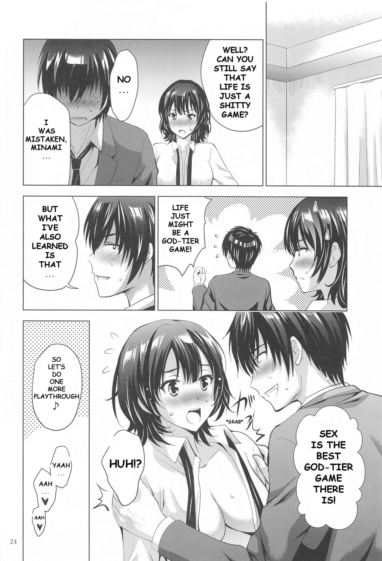 [Studio BIG-X (Arino Hiroshi)]MOUSOU THEATER 67(Jaku-Chara Tomozaki-kun) [English] [Otimo] Page 23