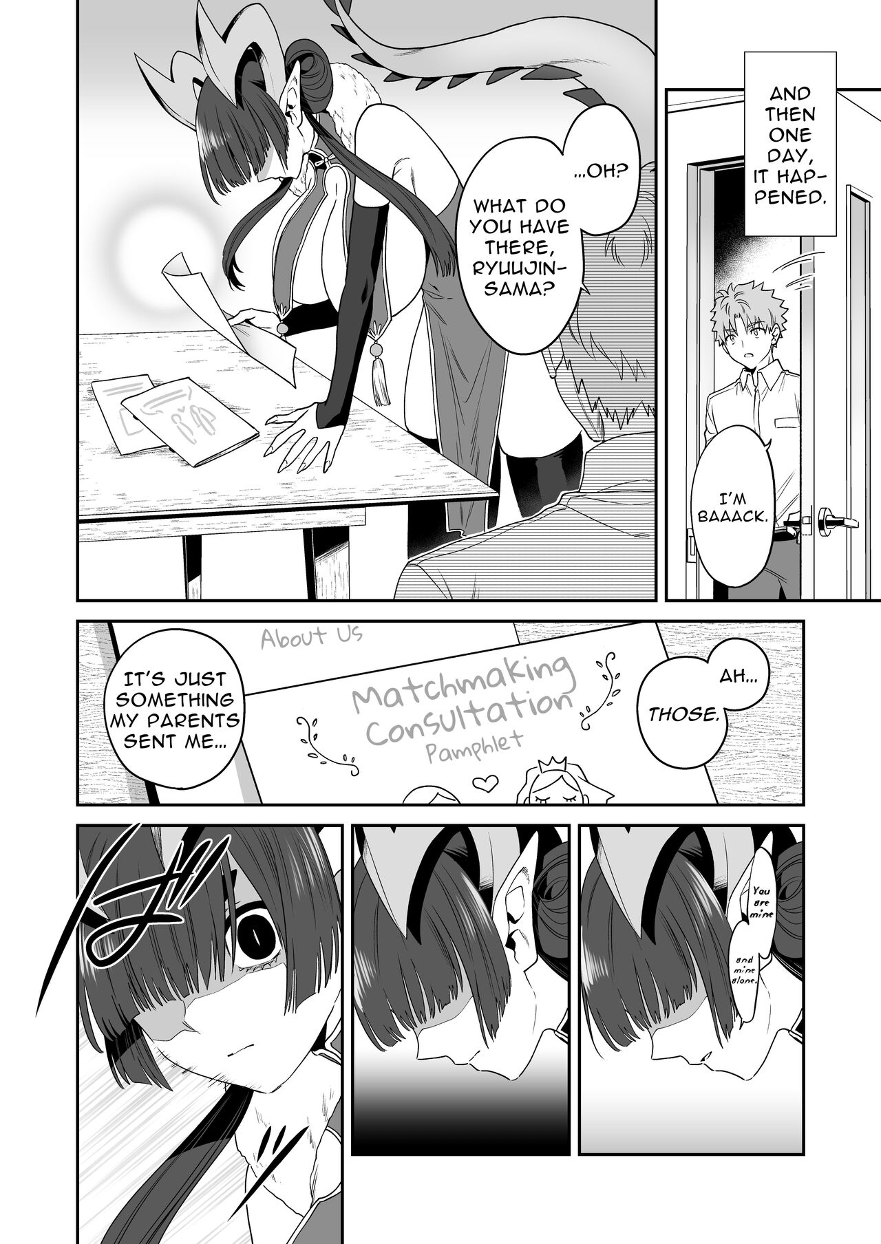 [Okkina Tama]Deka Deka Ryuujin-sama no Fuuin o Toitara Metorareta Hanashi | I Broke The Seal Locking Away A Big Dragon God, And She Took Me As Her Mate[English] [Fantasy Primer] [Digital] Page 11