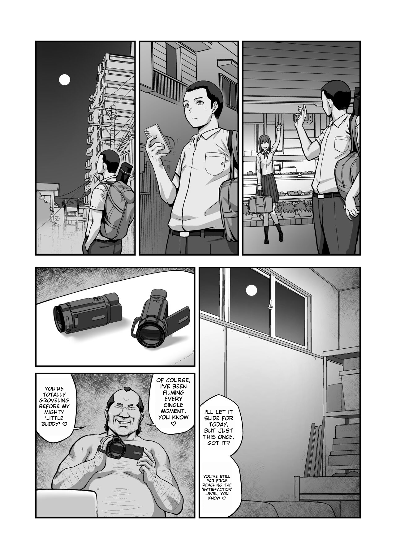 [ClimbCrown]Nakadashi Oji-san ni Nerawareta Mesu wa Nigeru Koto ga Dekinai ~Fujitomo Megumi Hen Vol. 1~[English] [MTL by a2Translation] Page 42