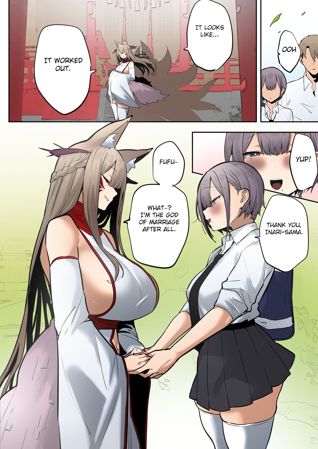 [Ofuton de Suyaa (Mitsudoue)]Inari-sama no Iu Toori[English] [Colorized] [Fated Circle] [SPDSD] Page 78