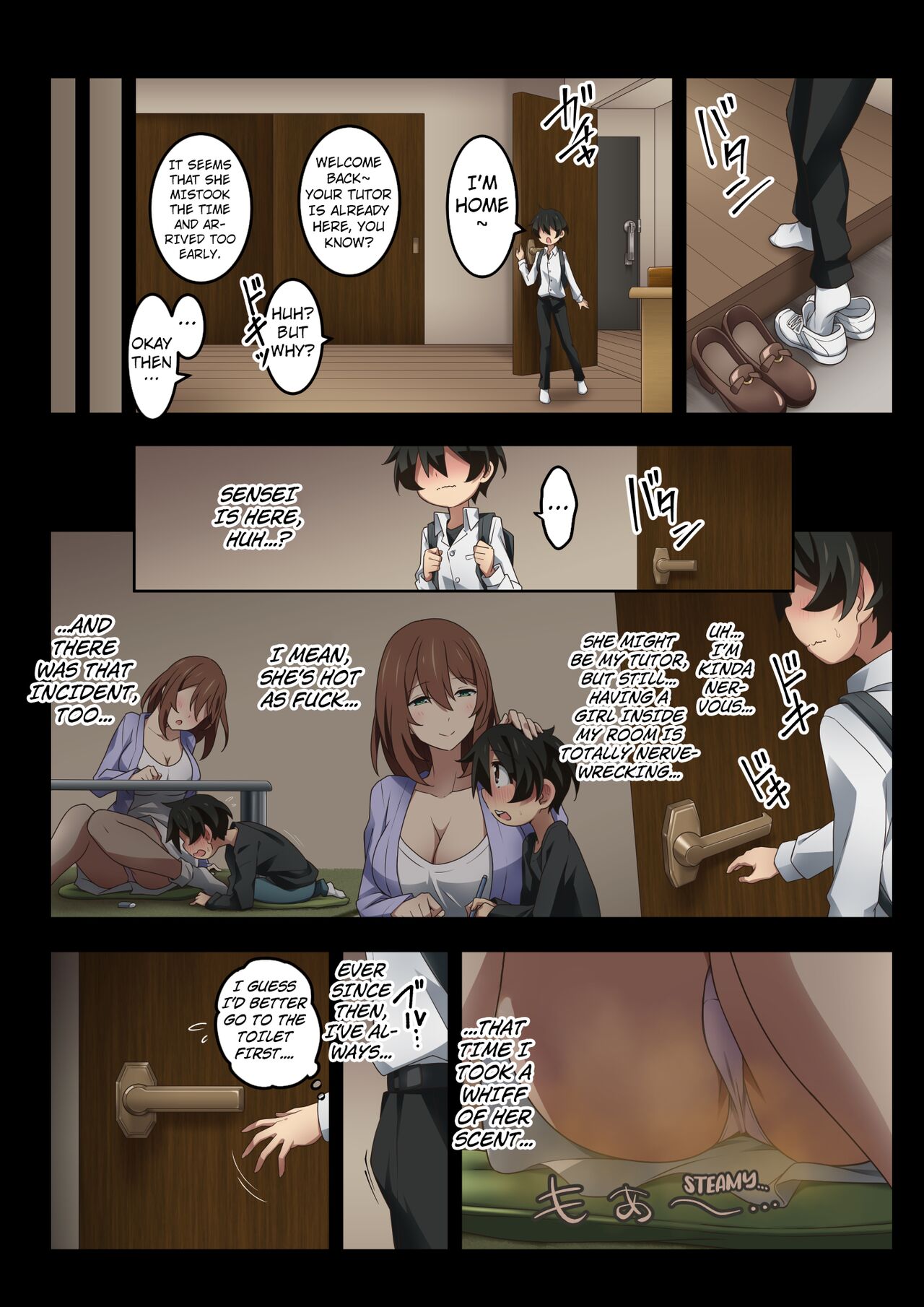 [Kaori no Chikara (Kaze no Koe)]Boku wa Katei Kyoushi no Sensei no Gas Nuki Gakari | I'm in Charge of Helping My Private Tutor Pass Her Gas[English] [Kuraudo] Page 15