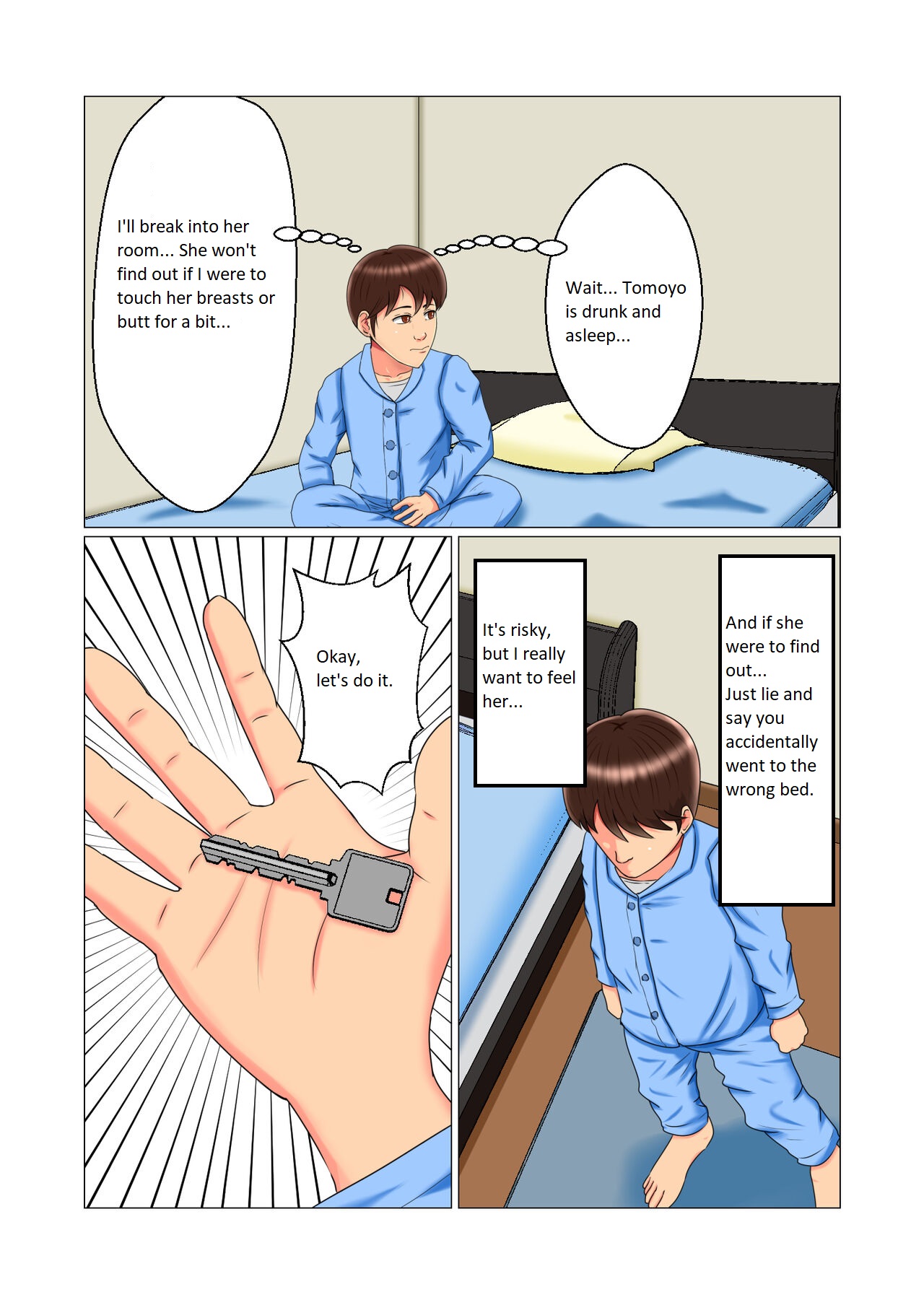 [Minna no Kyonyuutou]Suimin Kan Ninshin Vol. 1 "Tomoyo" | Sleep Rape Pregnancy Vol. 1 "Tomoyo"[English] Page 19