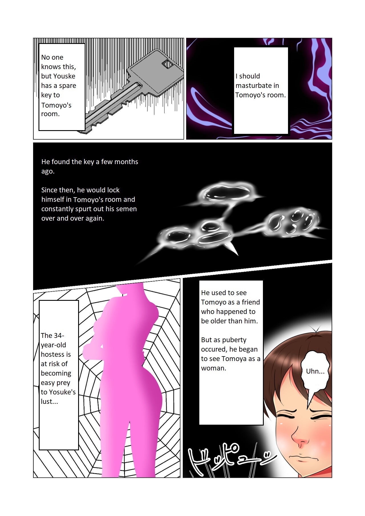[Minna no Kyonyuutou]Suimin Kan Ninshin Vol. 1 "Tomoyo" | Sleep Rape Pregnancy Vol. 1 "Tomoyo"[English] Page 9