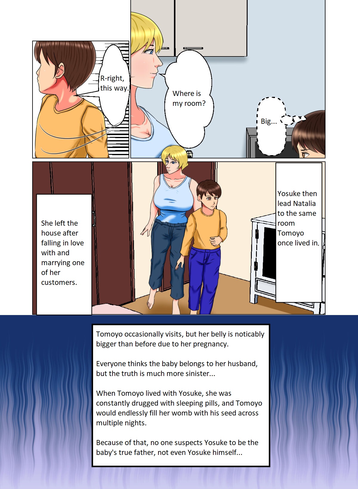 [Minna no Kyonyuutou]Suimin Kan Ninshin Vol. 2 "Natalia" | Sleep Rape Pregnancy Vol. 2 "Natalia"[English] Page 8