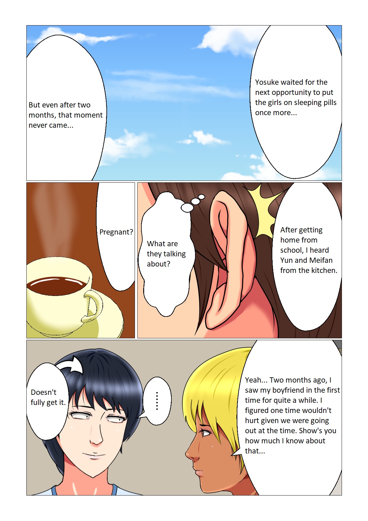 [Minna no Kyonyuutou]Sleep Rape Pregnancy Vol. 3 "Yuna and Meifan" Page 53