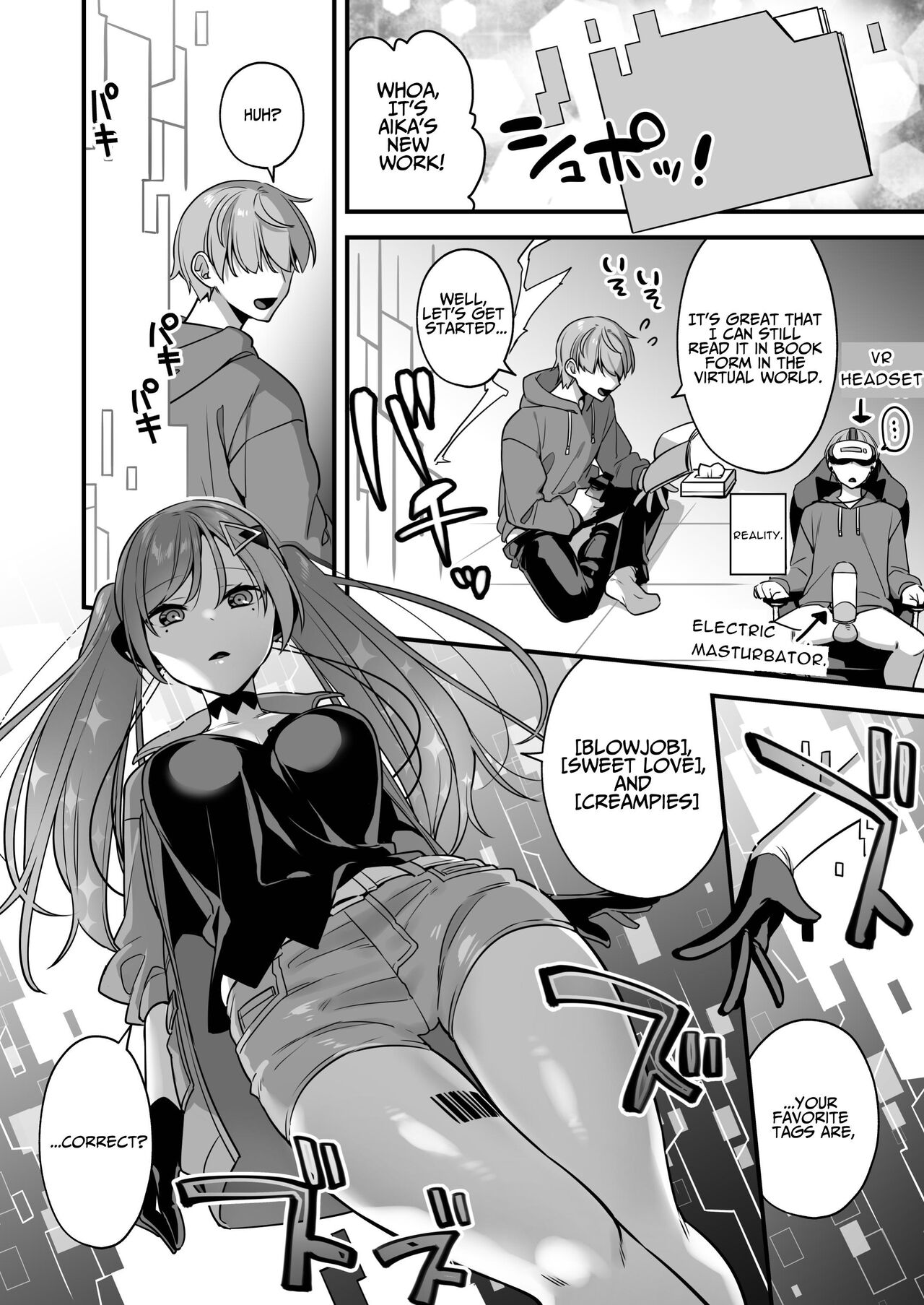 [U-RaL (Yamanashi Yuuya)]Ero Manga AI no Gyakushuu ~Jinrui Wakarase Gyaku Rape~[English] [Benri] Page 8