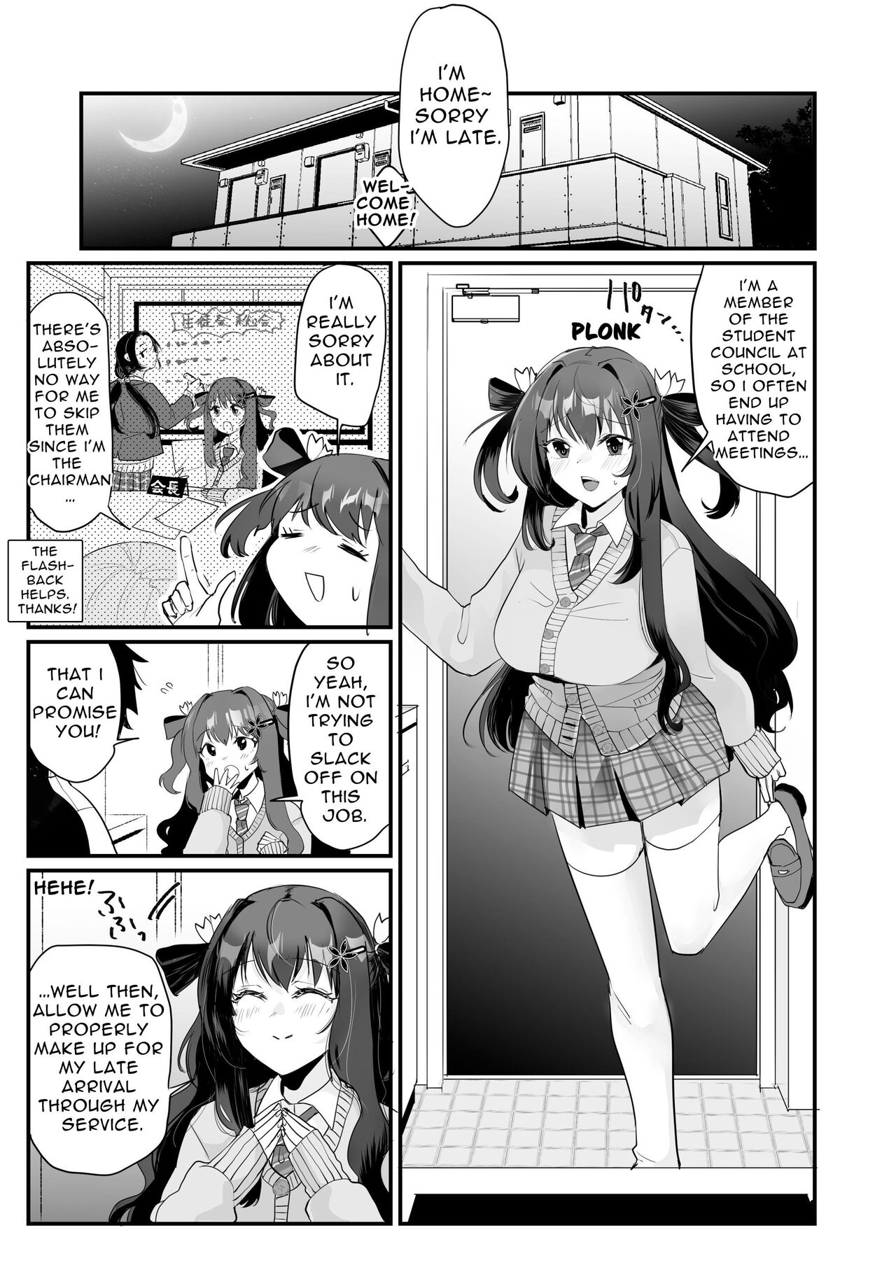 [Whisp (Wada-chin)]Isshūkan, gen'eki JK to o ma n ko mansai no dōsei[English] [tsuyoshi] Page 14